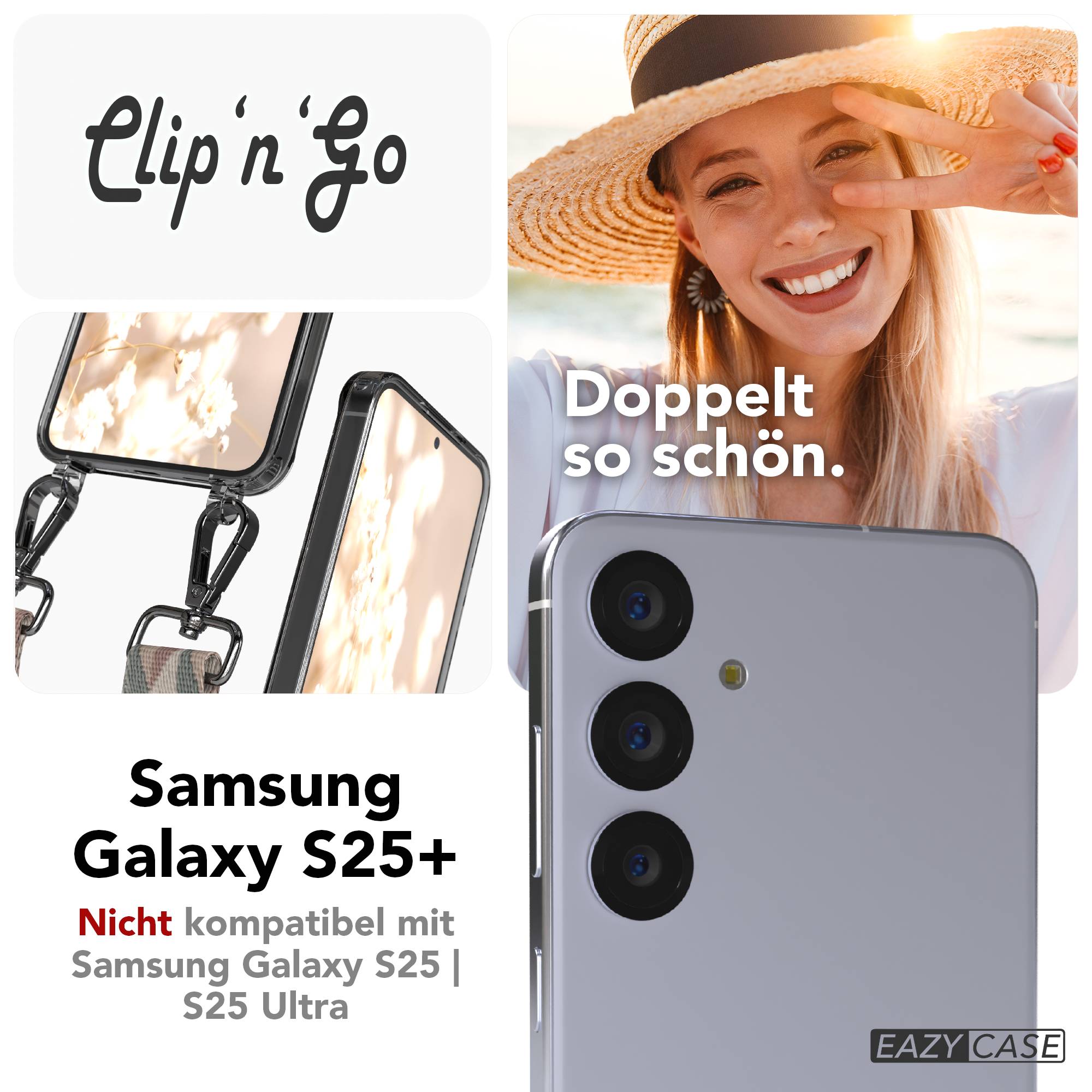 Samsung Galaxy S25 Plus Handykette MagSafe Boho Band verstellbar EAZY CASE