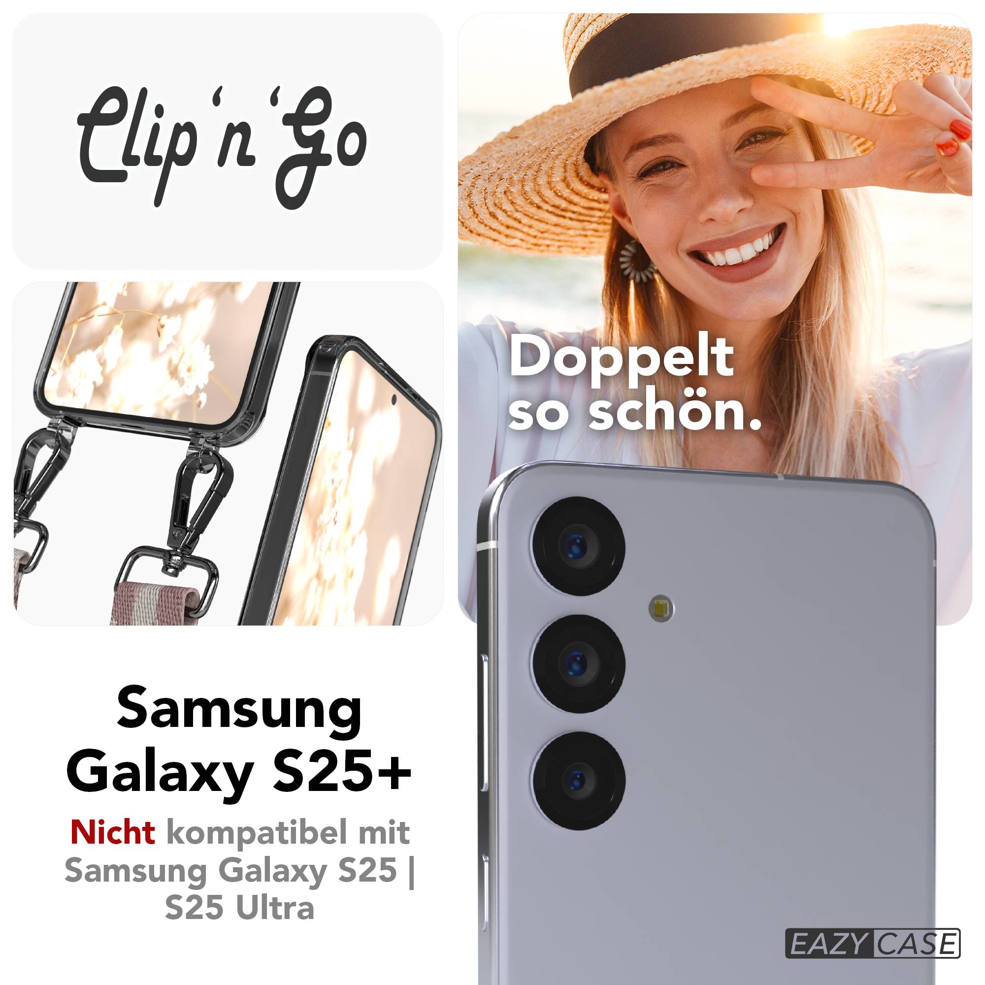 Samsung Galaxy S25 Plus Handykette MagSafe Boho Band verstellbar EAZY CASE