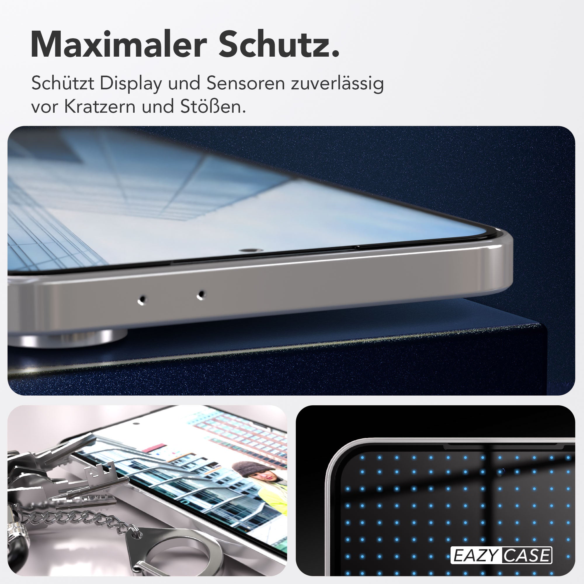 Samsung Galaxy A36 Schutzfolie Set mit Installationsrahmen Displayschutz