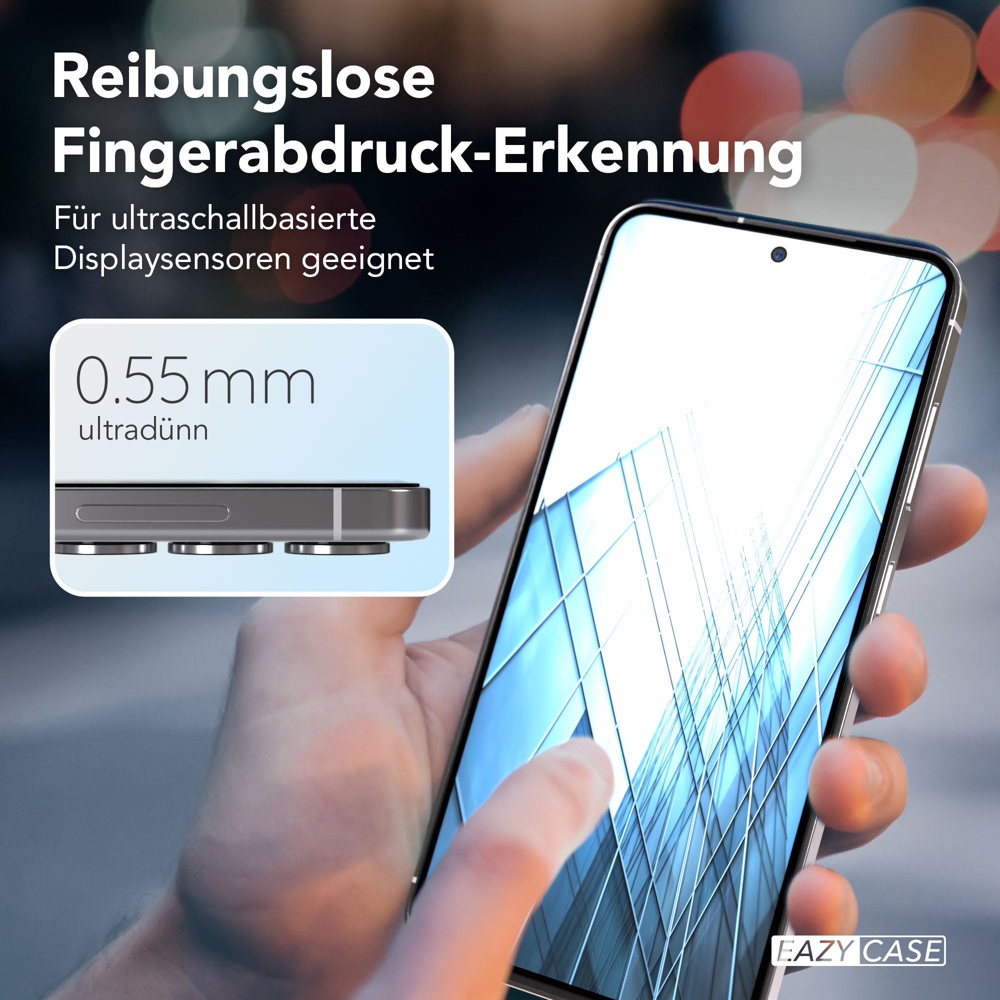 Galaxy S25 2er Set Glasfolie + Installationsrahmen