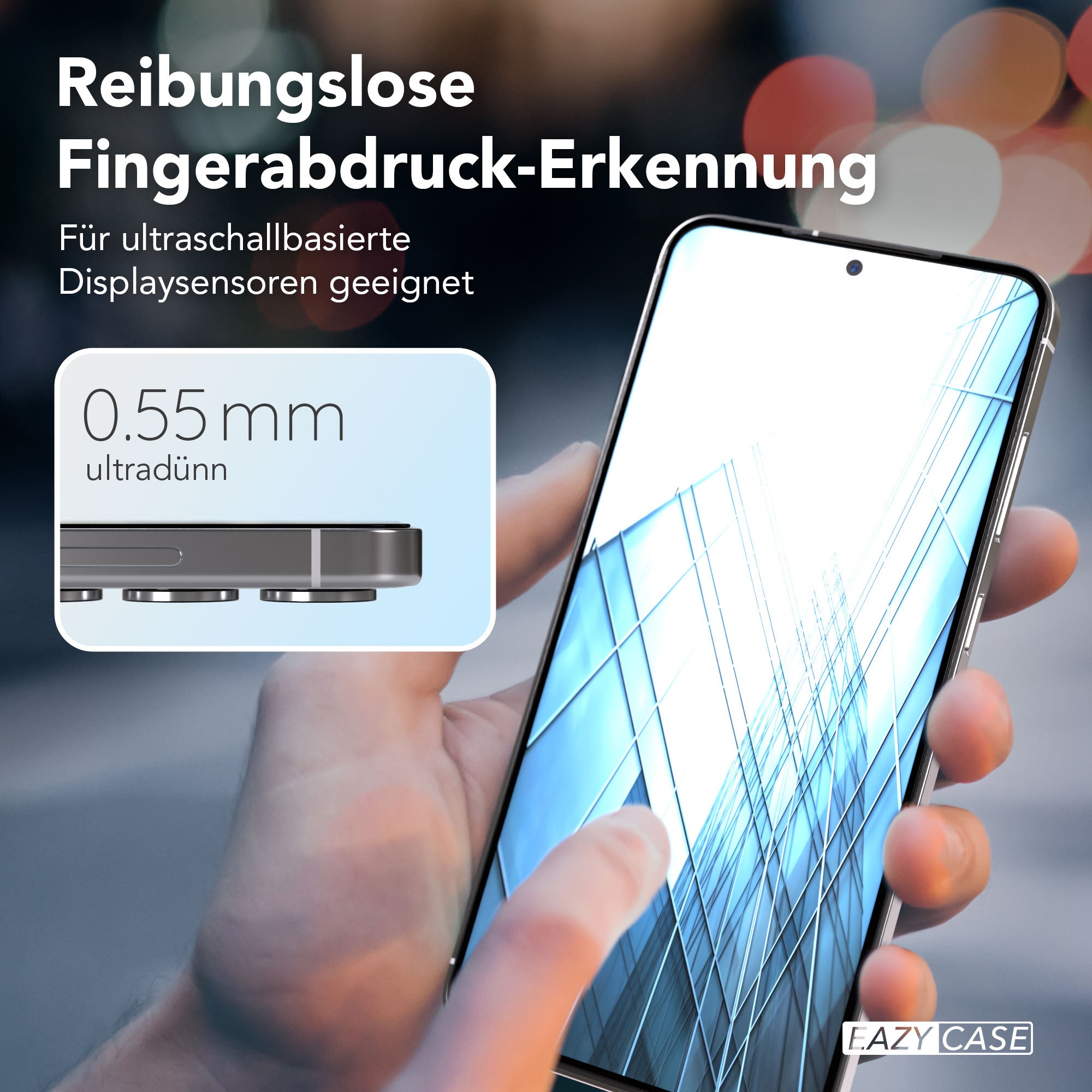 Galaxy S25 Plus 2er Set Glasfolie + Installationsrahmen