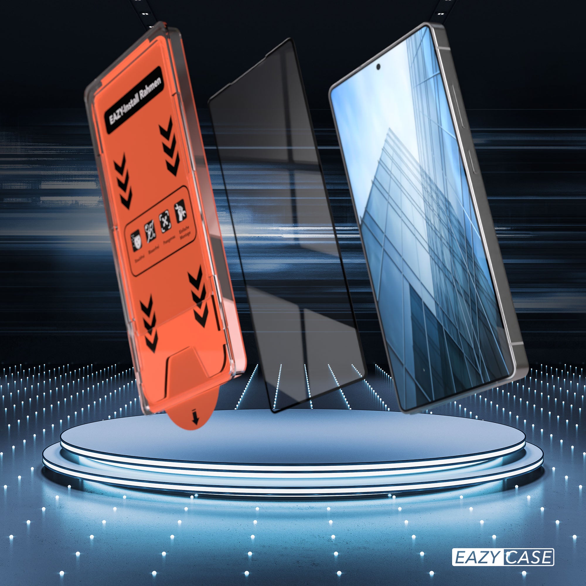 Galaxy S25 Ultra 2er Set Glasfolie + Installationsrahmen