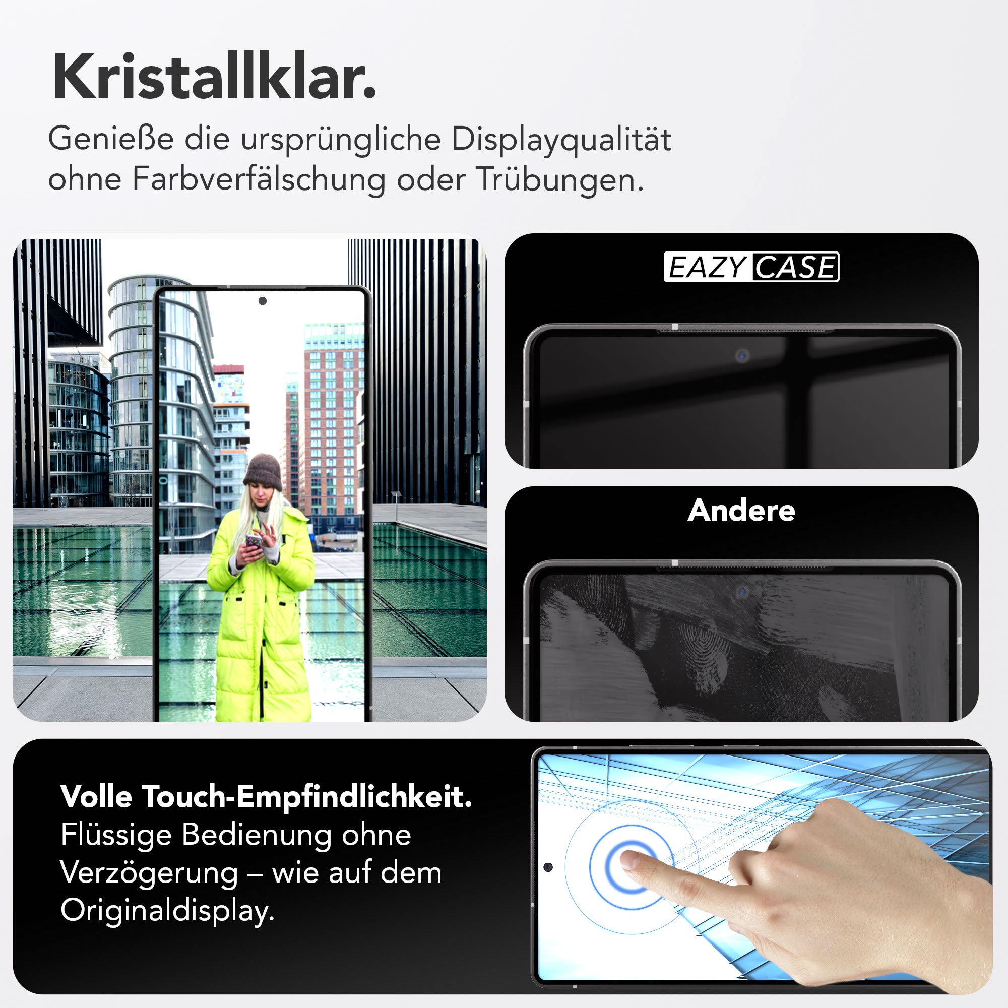 Galaxy S25 Ultra 2er Set Glasfolie + Installationsrahmen