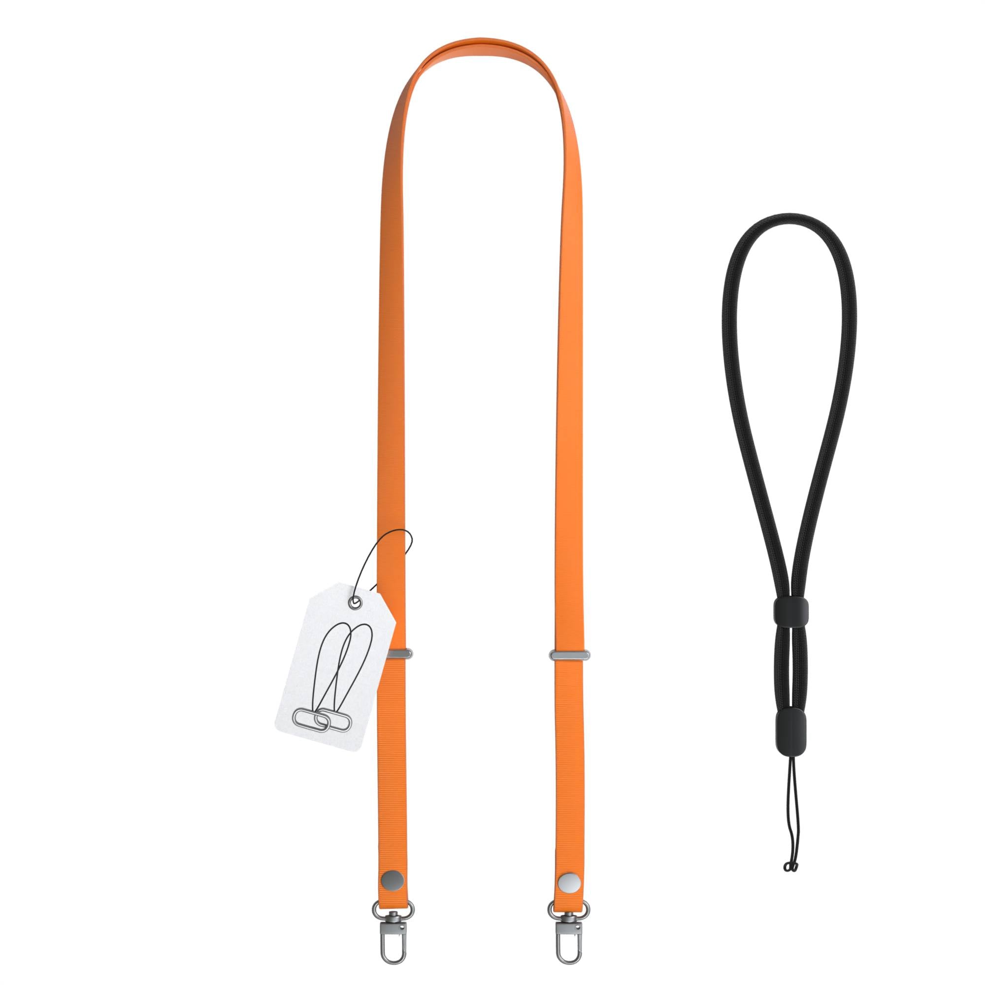 Magnetische Universal Handykette mit Karabiner und Connectoren zum Umhängen