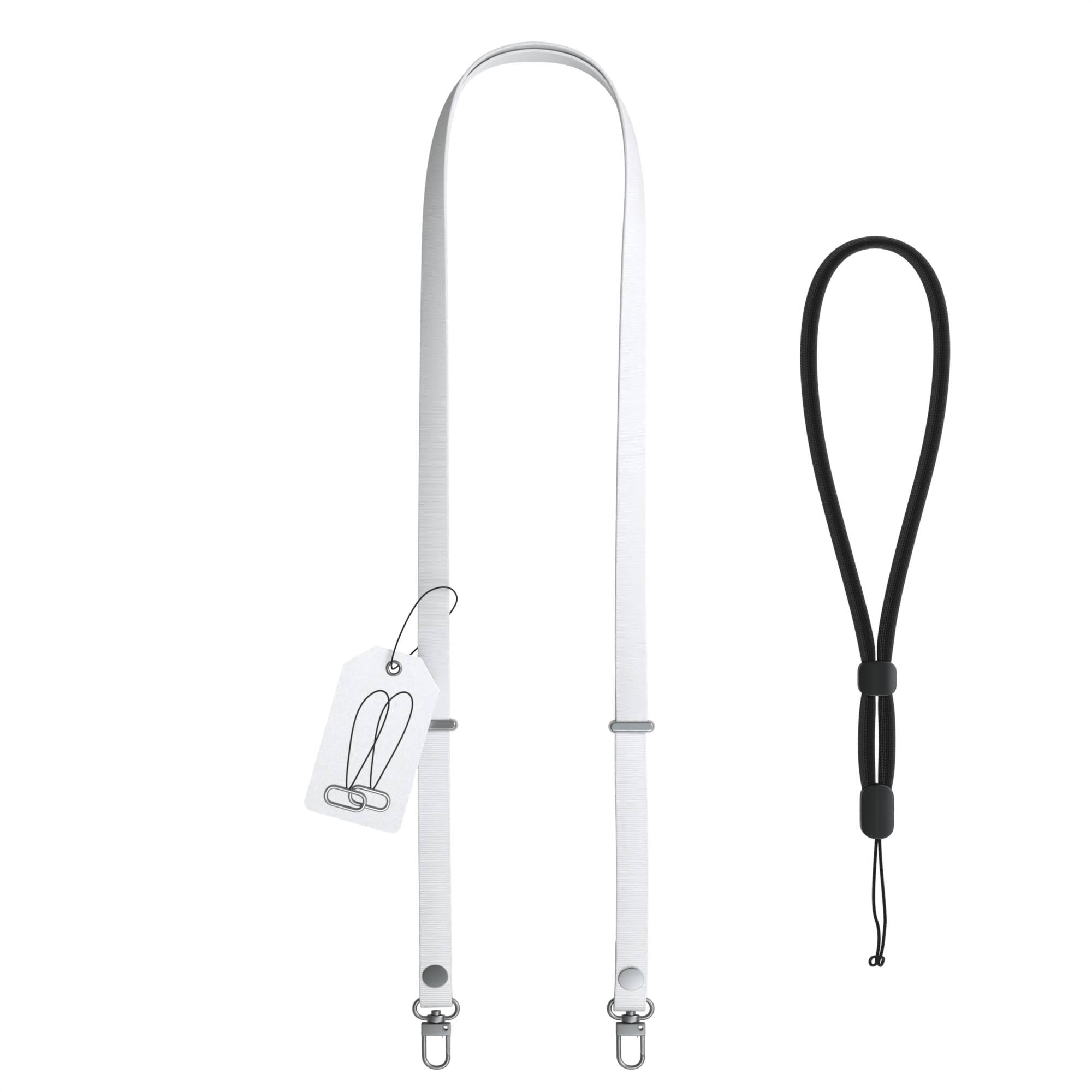 Magnetische Universal Handykette mit Karabiner und Connectoren zum Umhängen