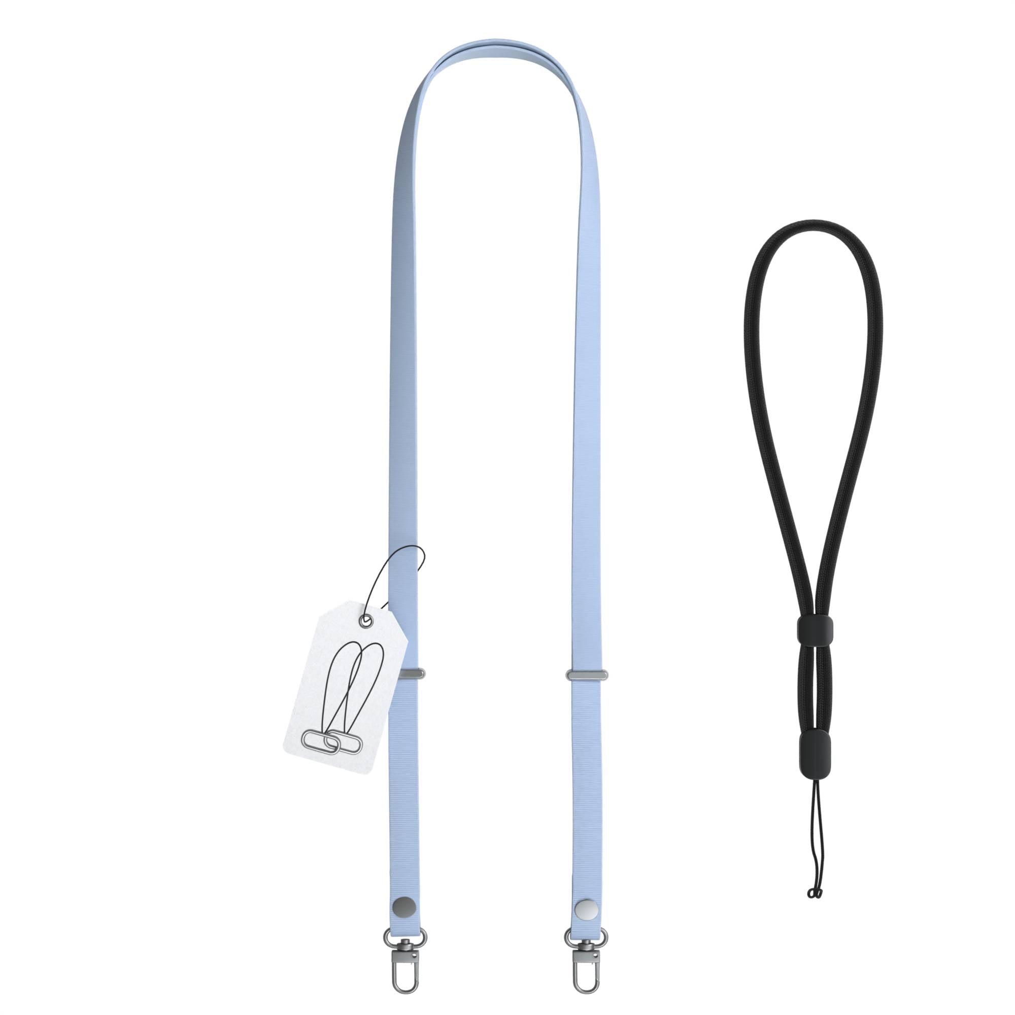 Magnetische Universal Handykette mit Karabiner und Connectoren zum Umhängen