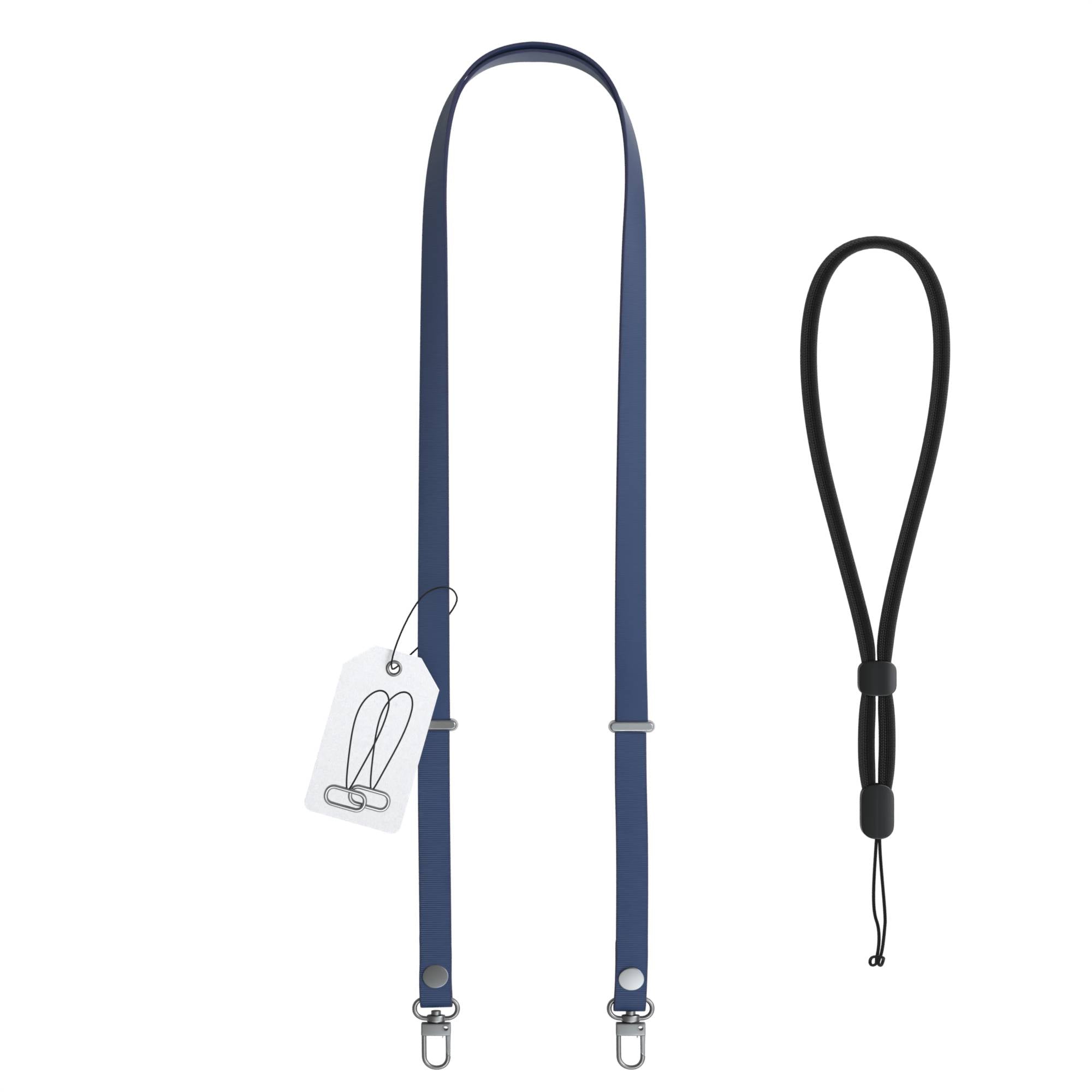 Magnetische Universal Handykette mit Karabiner und Connectoren zum Umhängen