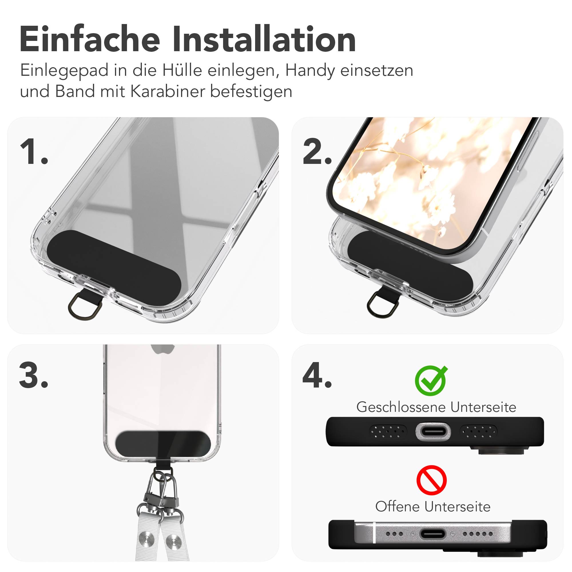 Universal Handykette passend für jedes Modell