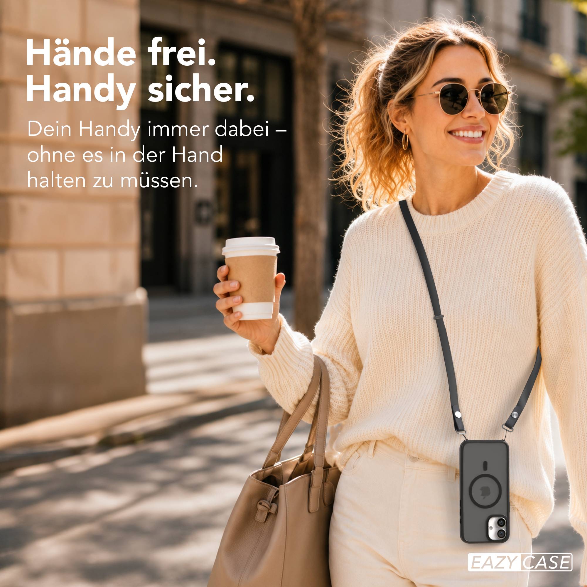 iPhone 16 Plus Outdoor Hülle mit MagSafe + magnetisches Band