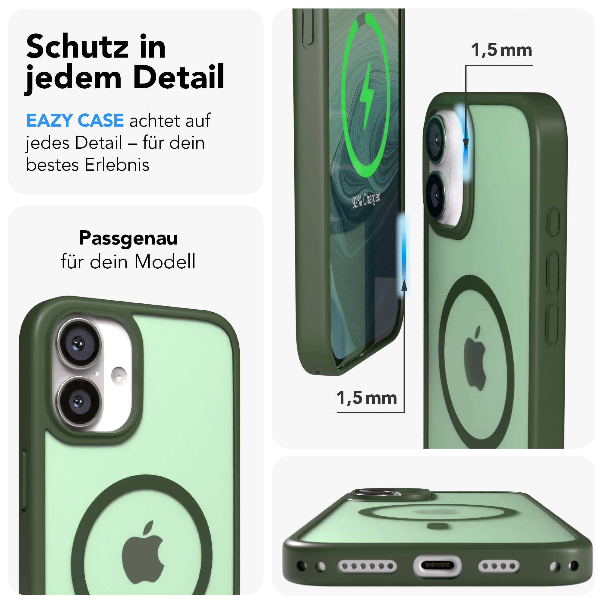 iPhone 16 Plus Outdoor Hülle mit MagSafe + magnetisches Band