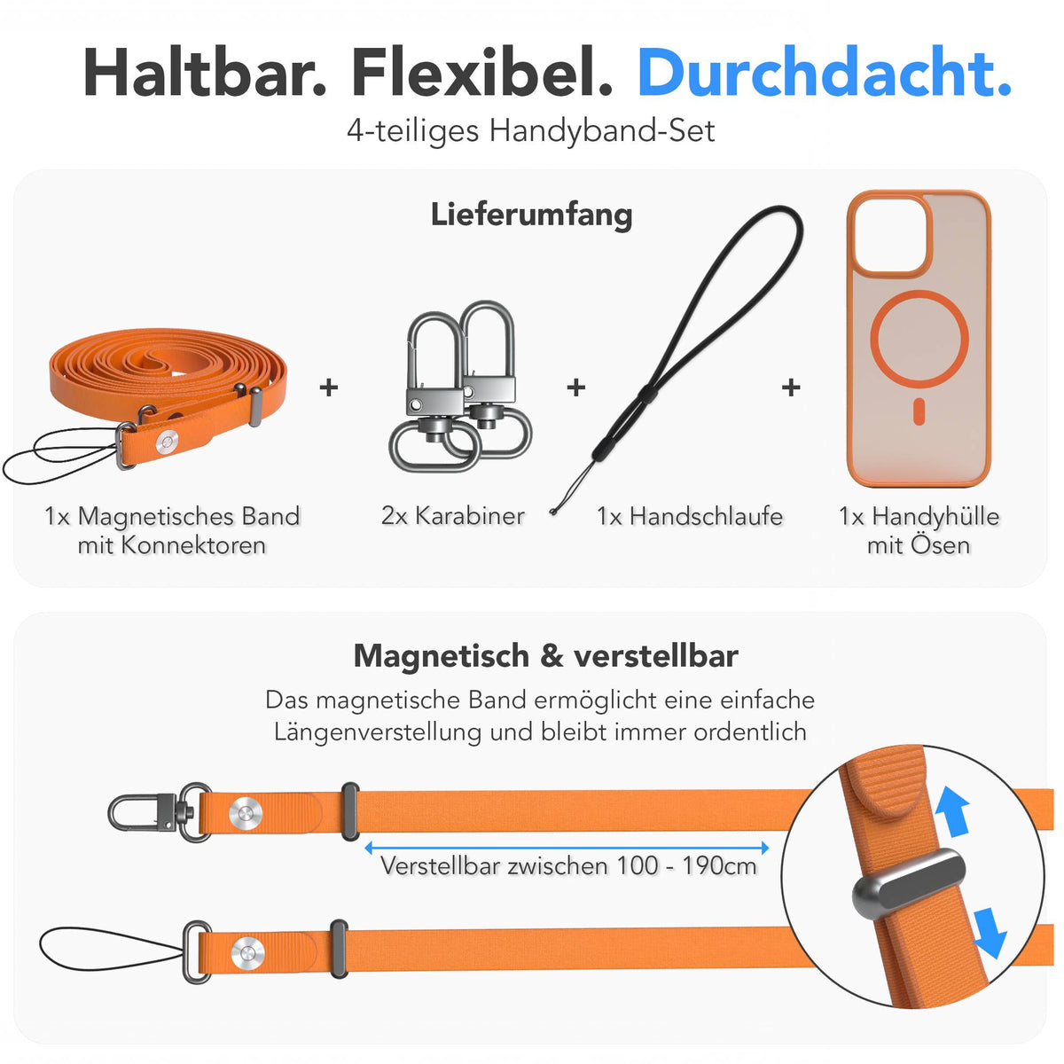iPhone 16 Pro Max Outdoor Hülle mit MagSafe + magnetisches Band