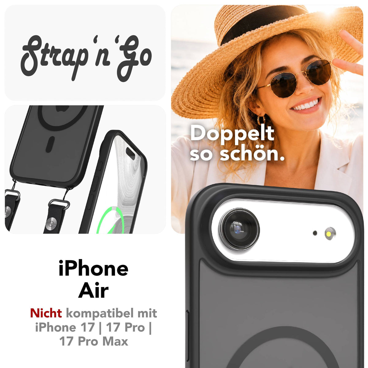 iPhone Air Outdoor Hülle mit MagSafe + magnetisches Band
