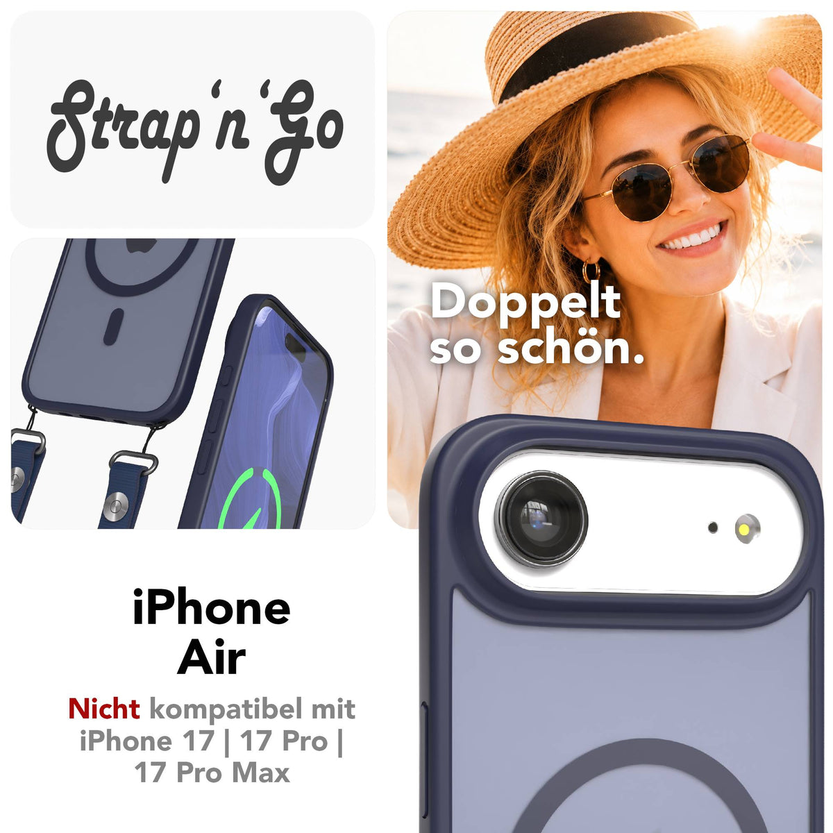 iPhone Air Outdoor Hülle mit MagSafe + magnetisches Band