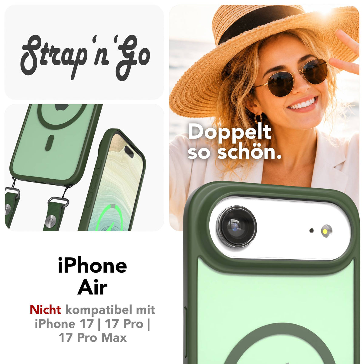 iPhone Air Outdoor Hülle mit MagSafe + magnetisches Band