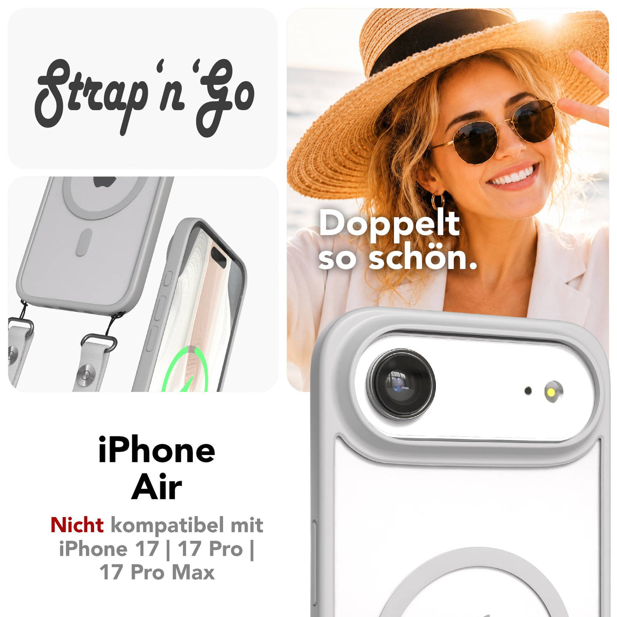 iPhone Air Outdoor Hülle mit MagSafe + magnetisches Band