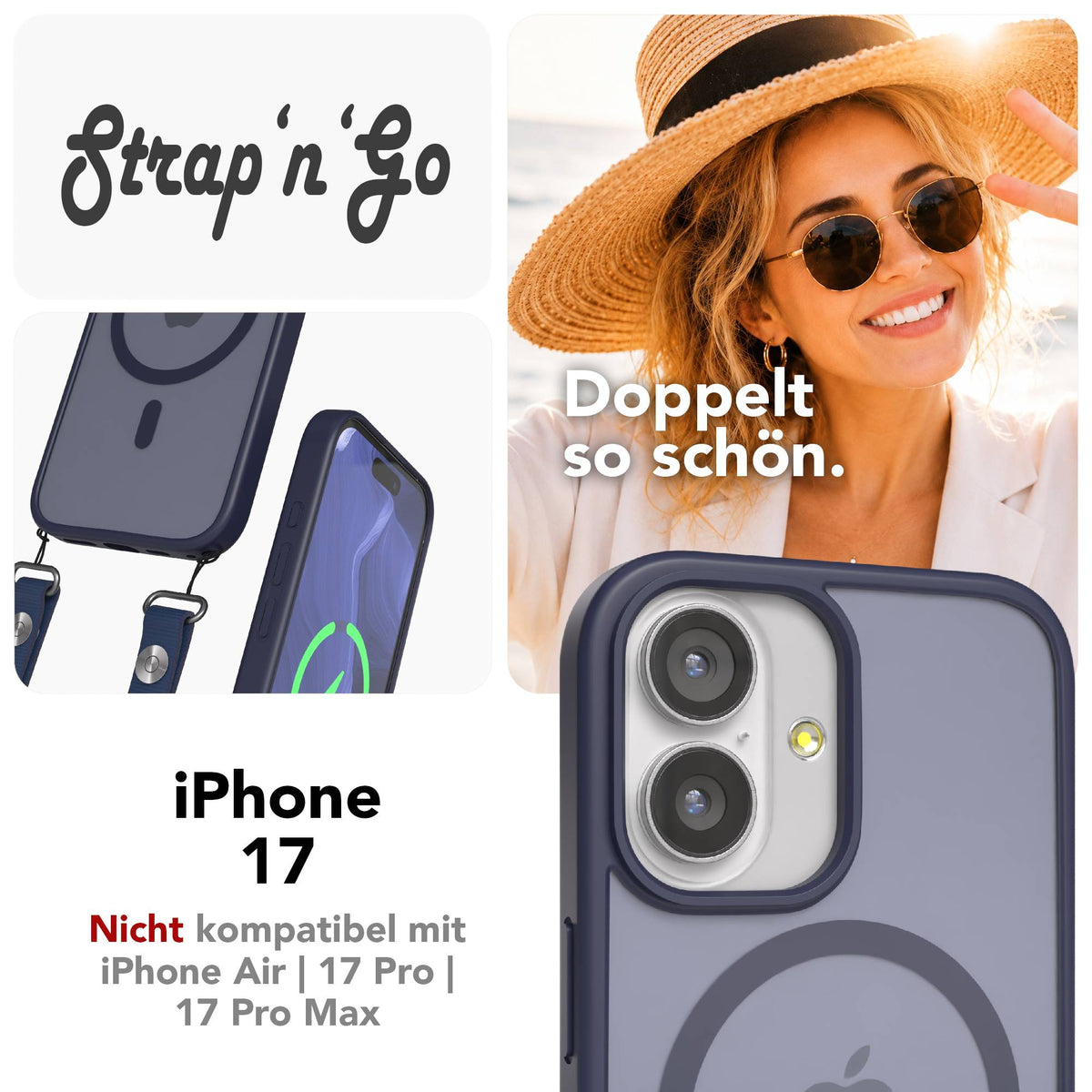 iPhone 17 Outdoor Hülle mit MagSafe + magnetisches Band