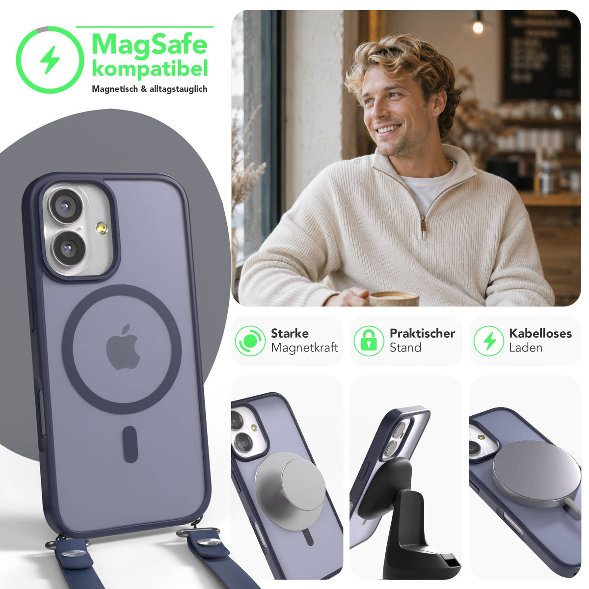 iPhone 17 Outdoor Hülle mit MagSafe + magnetisches Band