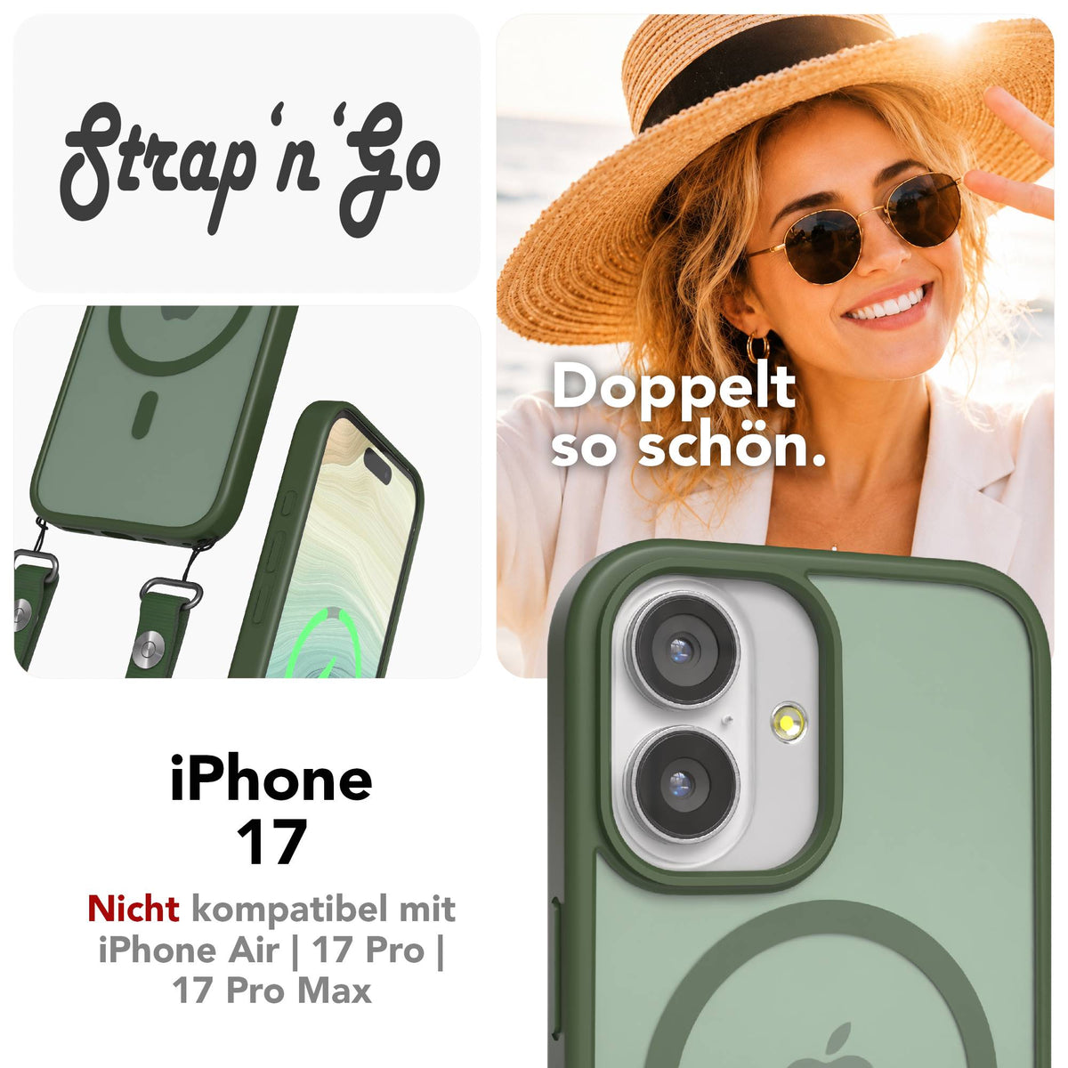 iPhone 17 Outdoor Hülle mit MagSafe + magnetisches Band