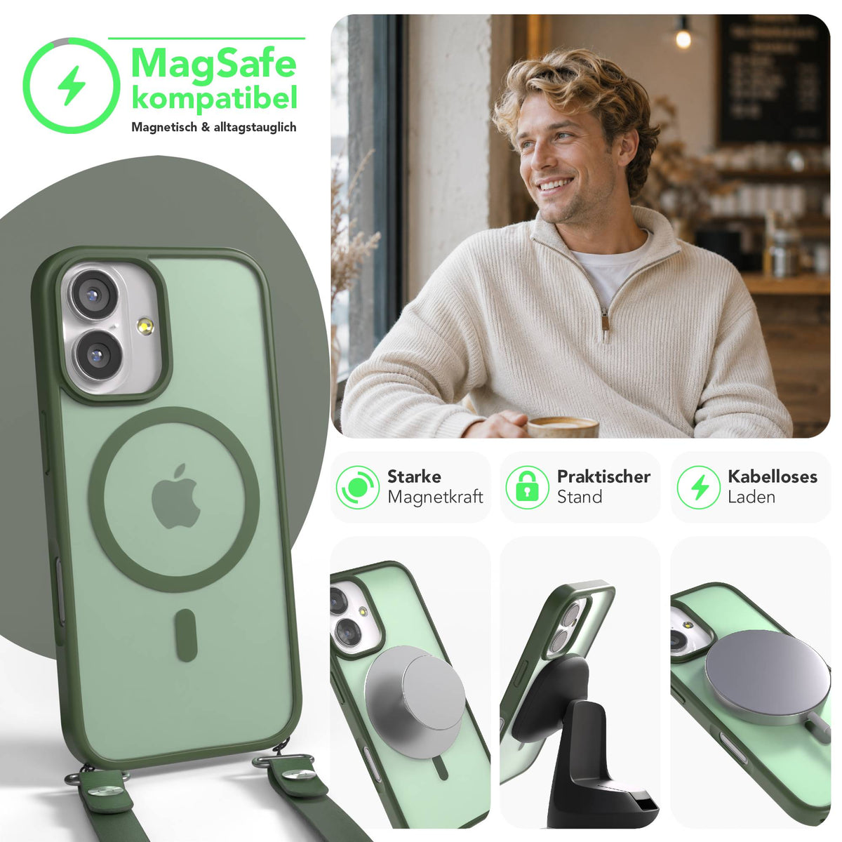 iPhone 17 Outdoor Hülle mit MagSafe + magnetisches Band