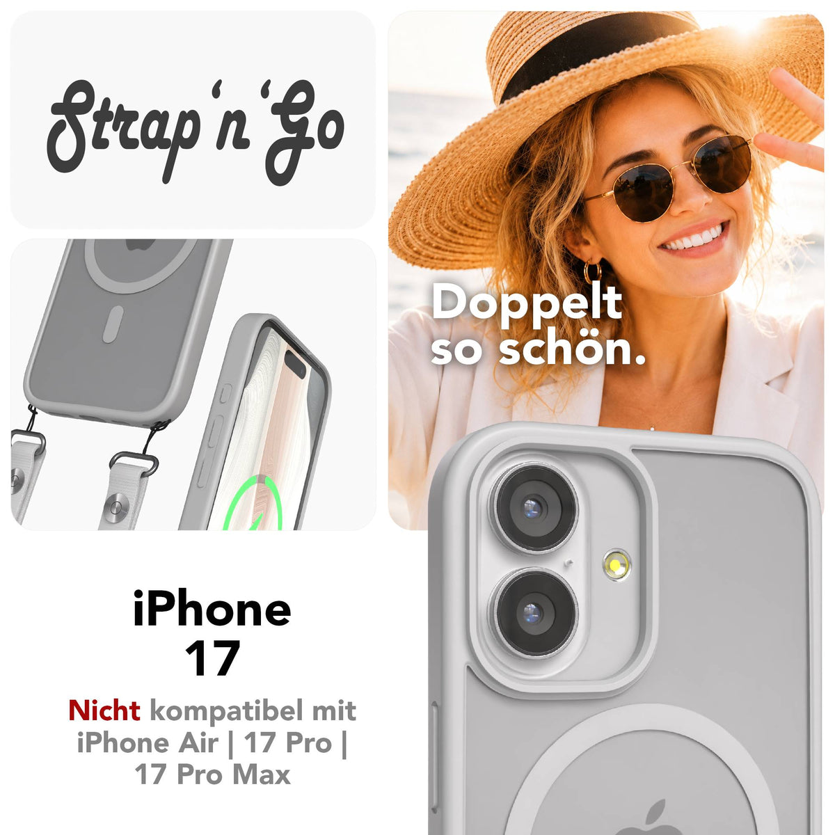 iPhone 17 Outdoor Hülle mit MagSafe + magnetisches Band