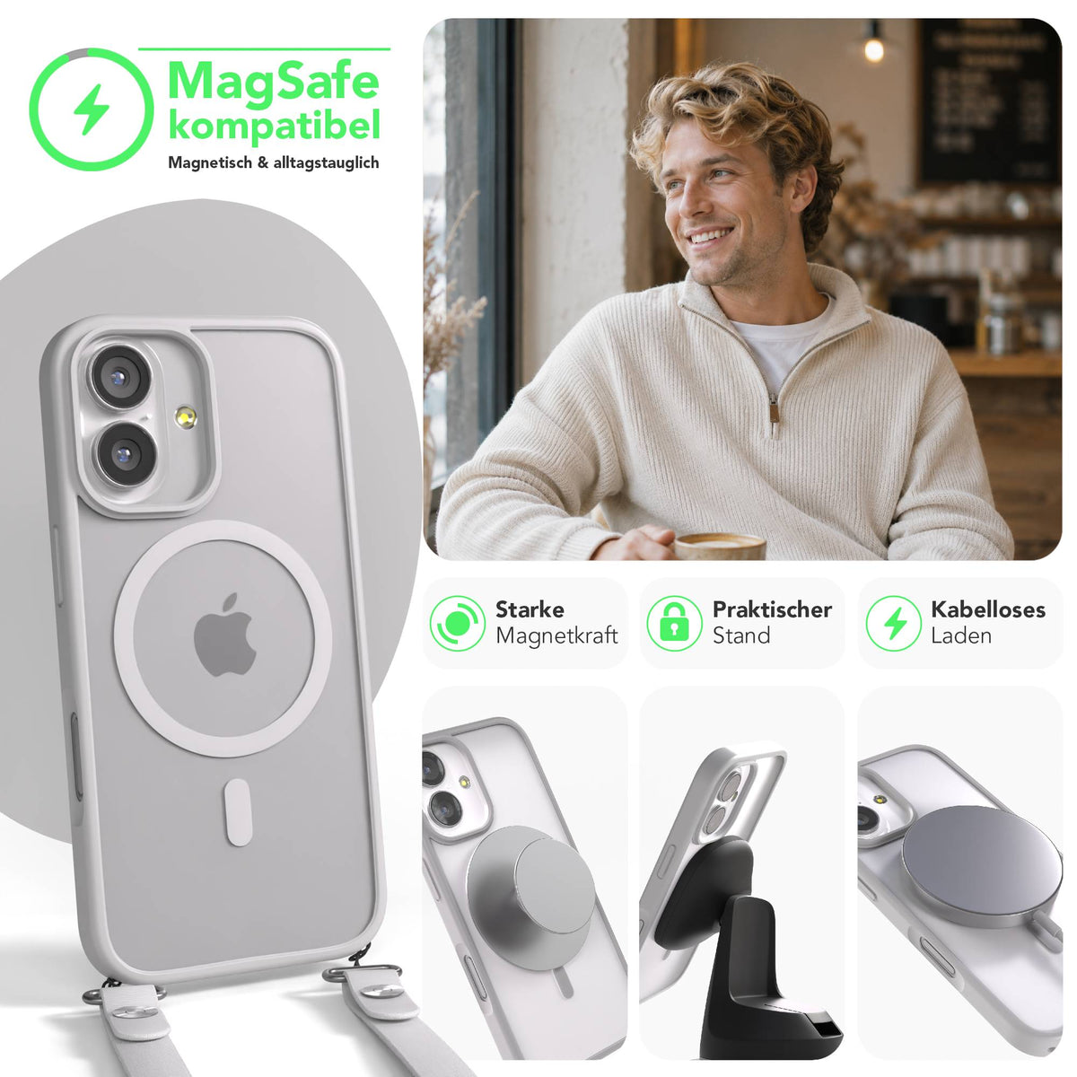 iPhone 17 Outdoor Hülle mit MagSafe + magnetisches Band