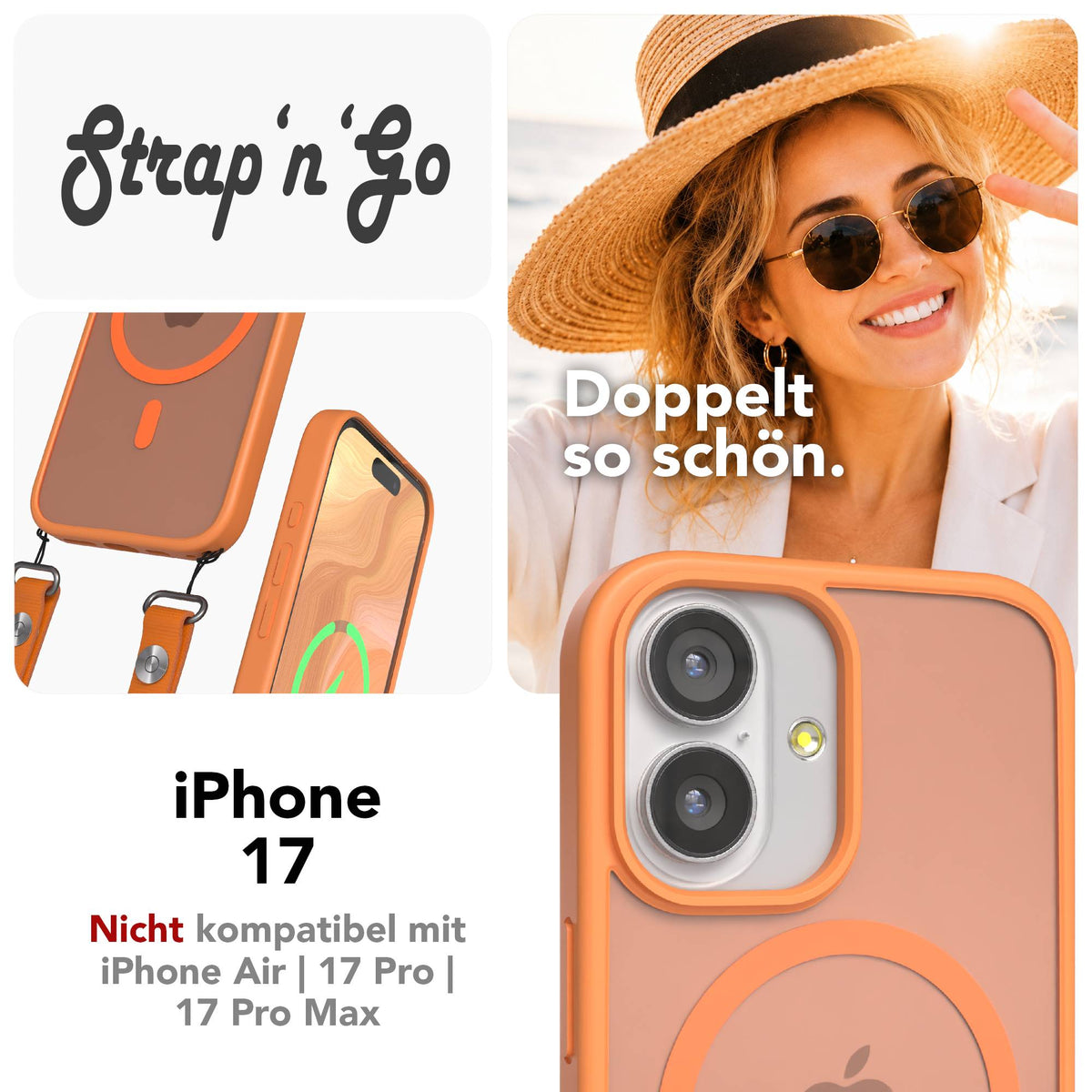 iPhone 17 Outdoor Hülle mit MagSafe + magnetisches Band