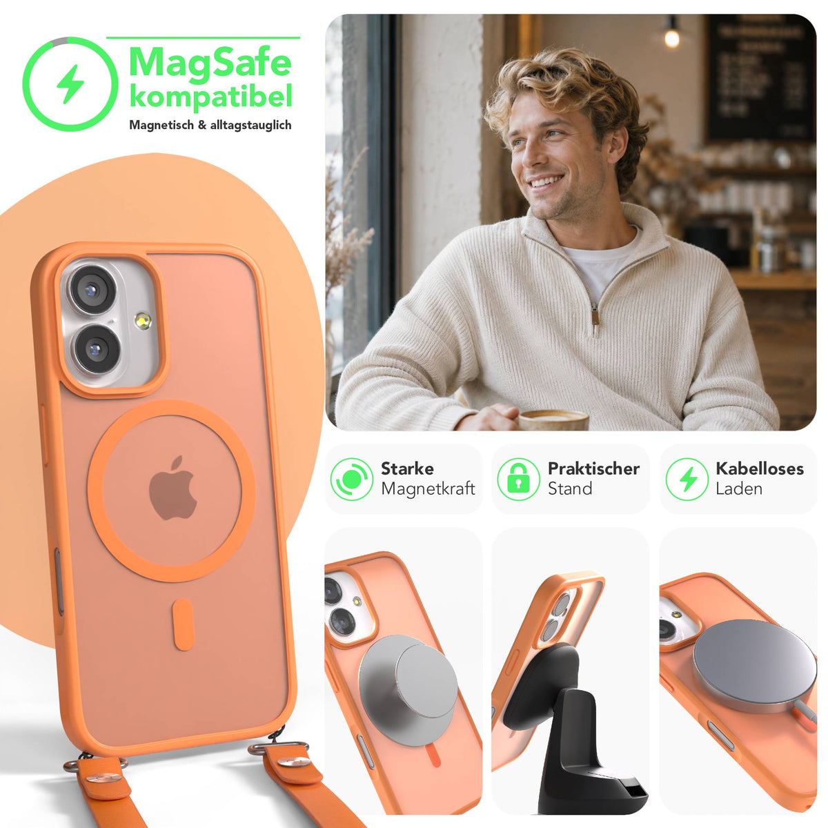 iPhone 17 Outdoor Hülle mit MagSafe + magnetisches Band
