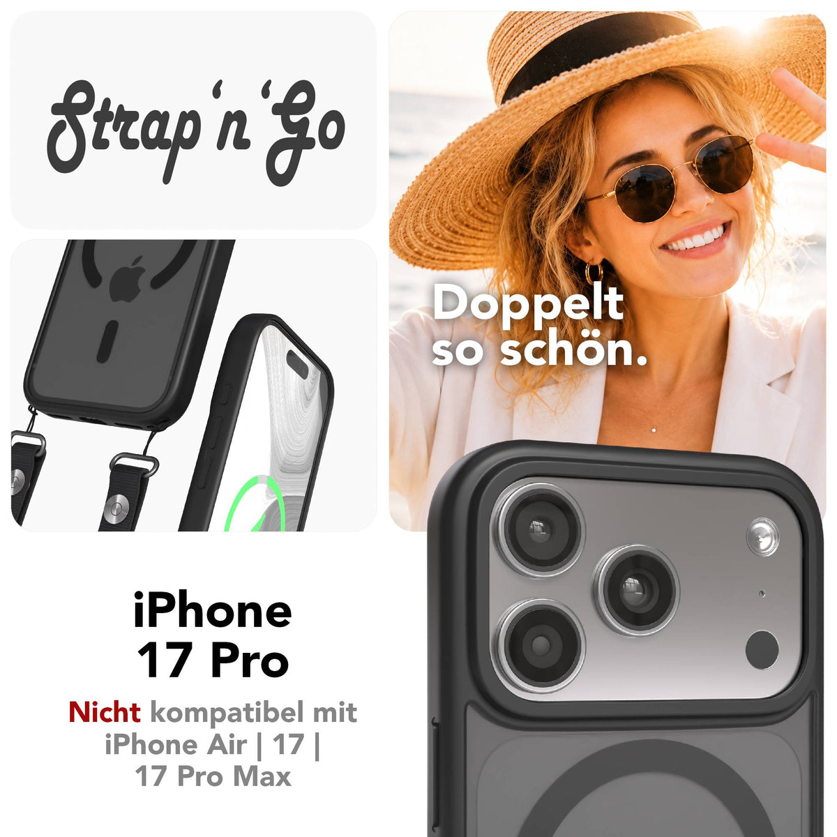 iPhone 17 Pro Outdoor Hülle mit MagSafe + magnetisches Band