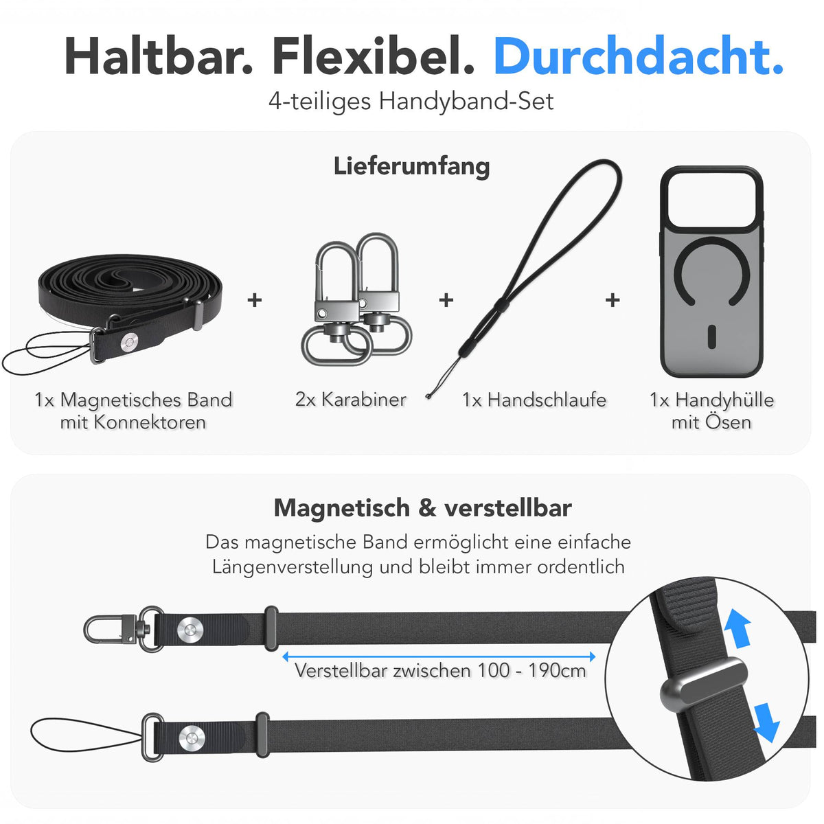 iPhone 17 Pro Outdoor Hülle mit MagSafe + magnetisches Band