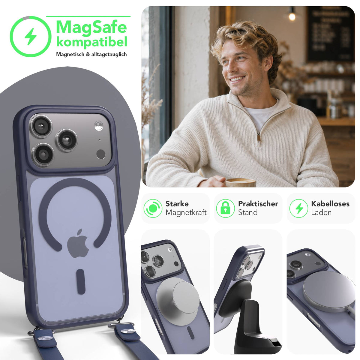 iPhone 17 Pro Outdoor Hülle mit MagSafe + magnetisches Band