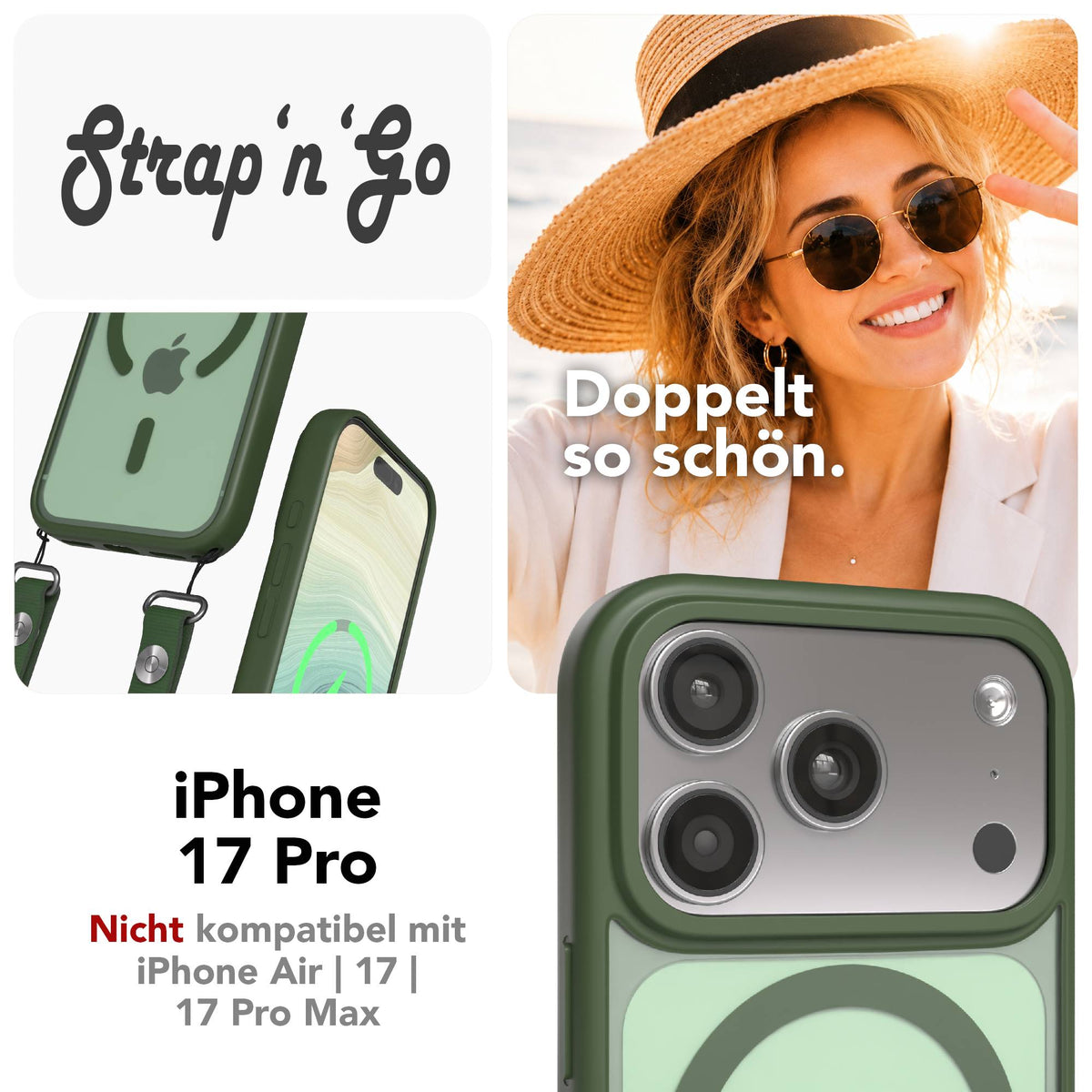 iPhone 17 Pro Outdoor Hülle mit MagSafe + magnetisches Band