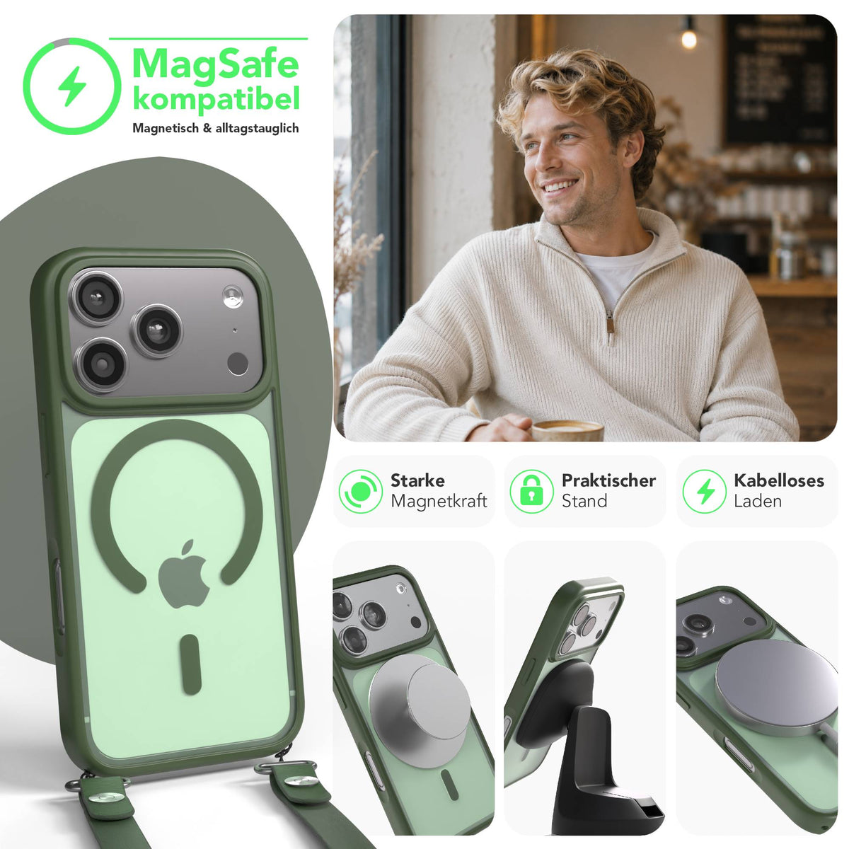 iPhone 17 Pro Outdoor Hülle mit MagSafe + magnetisches Band