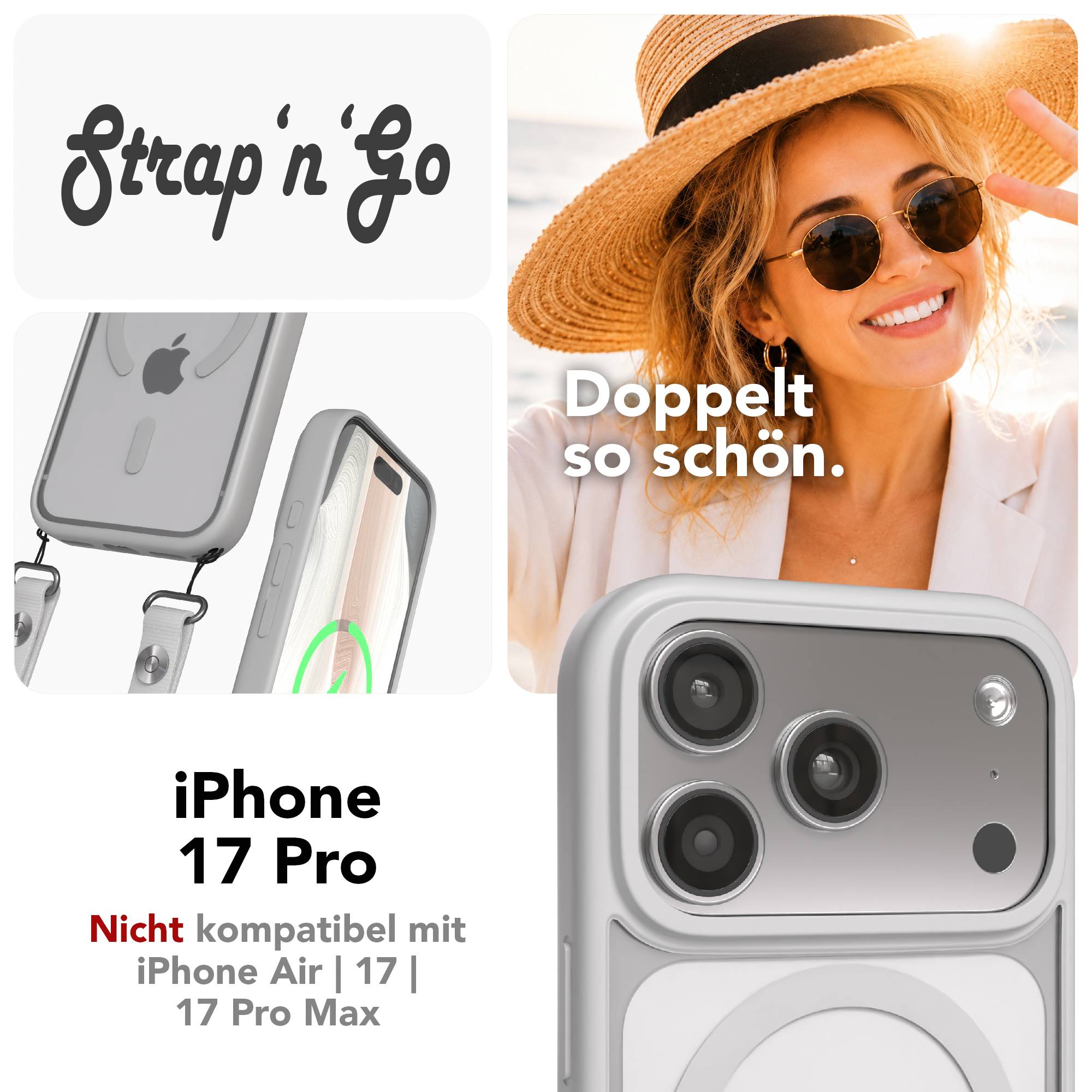 iPhone 17 Pro Outdoor Hülle mit MagSafe + magnetisches Band