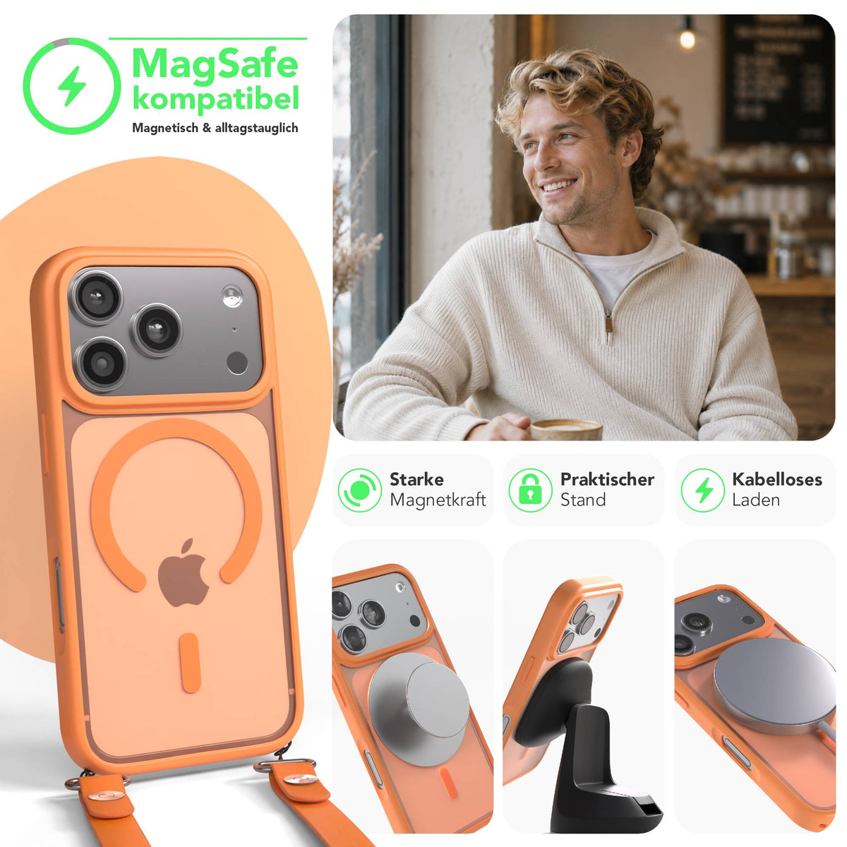iPhone 17 Pro Outdoor Hülle mit MagSafe + magnetisches Band