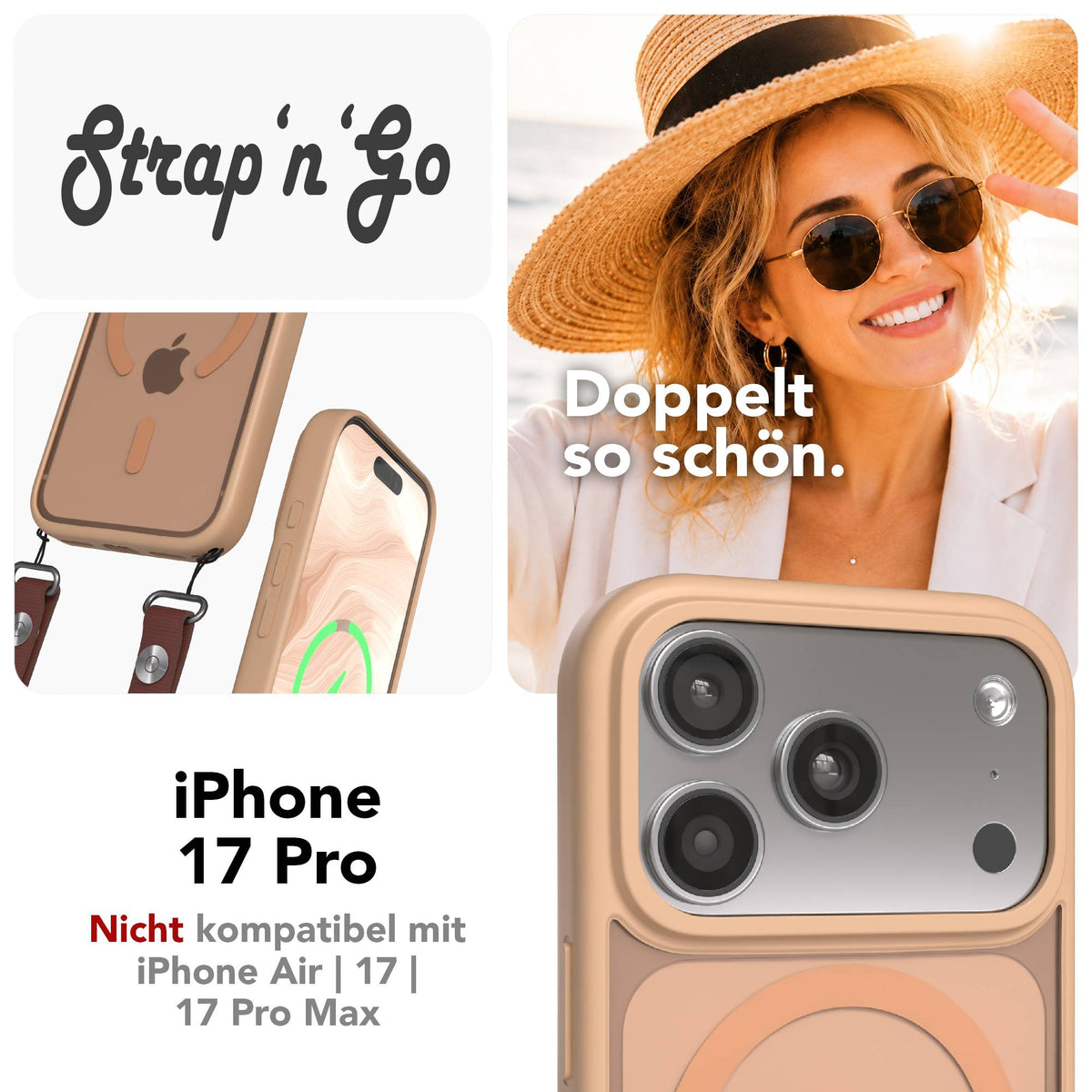 iPhone 17 Pro Outdoor Hülle mit MagSafe + magnetisches Band