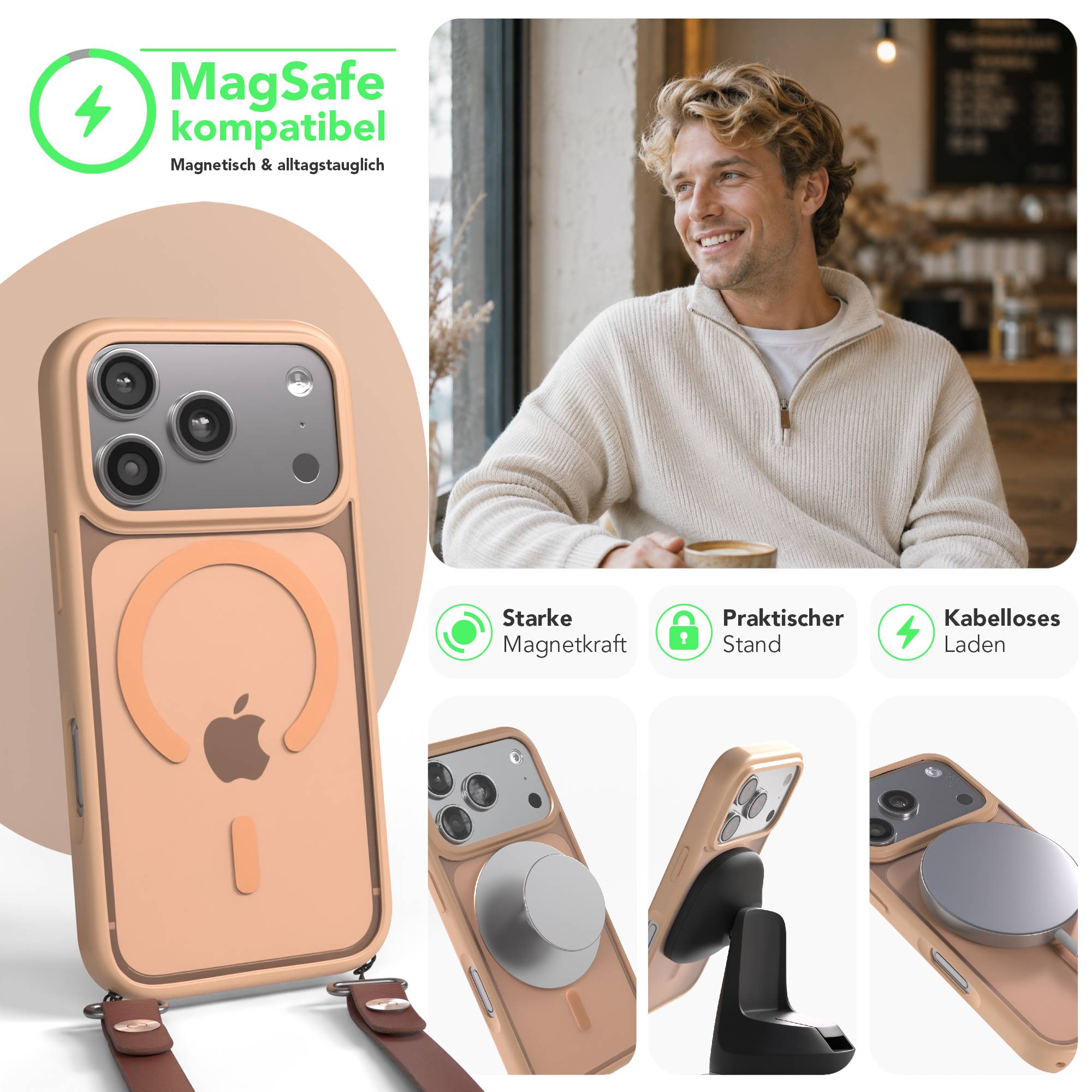 iPhone 17 Pro Outdoor Hülle mit MagSafe + magnetisches Band