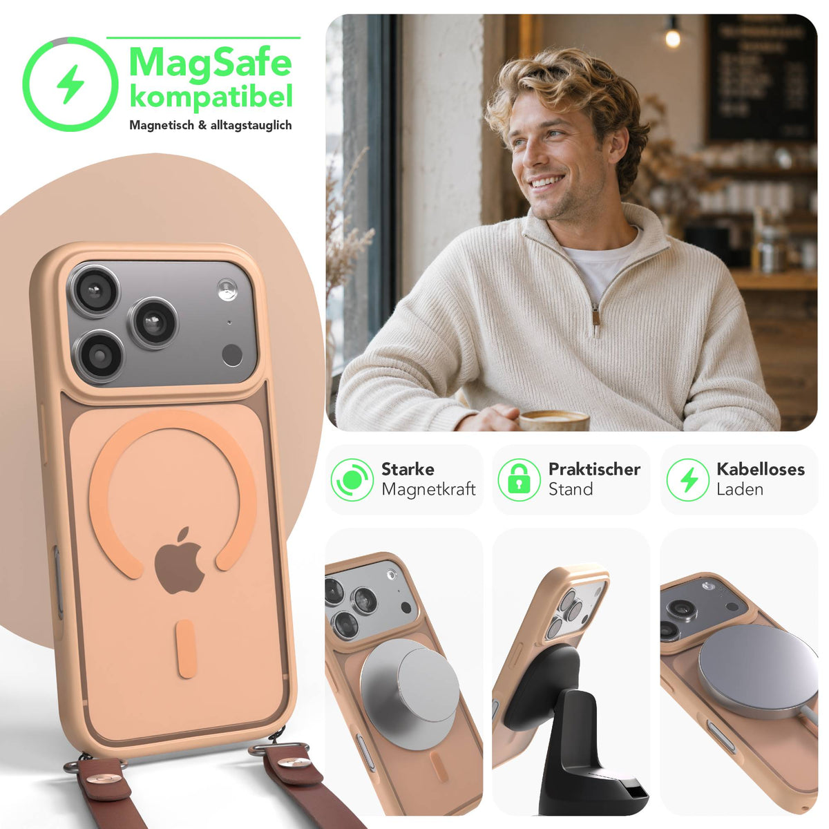iPhone 17 Pro Outdoor Hülle mit MagSafe + magnetisches Band