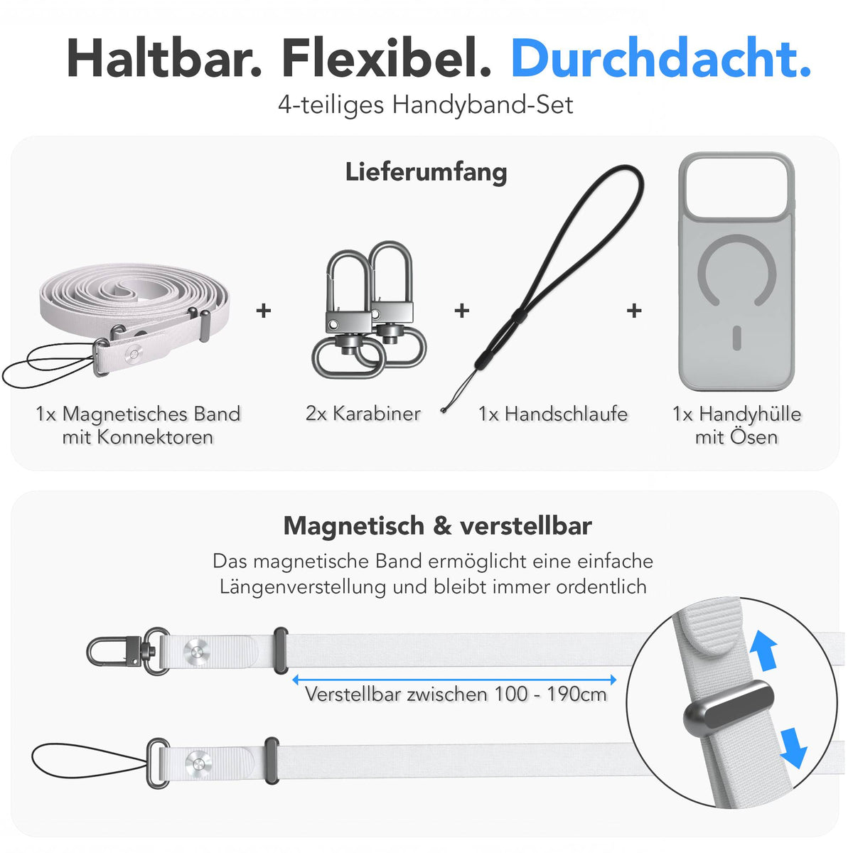 iPhone 17 Pro Max Outdoor Hülle mit MagSafe + magnetisches Band