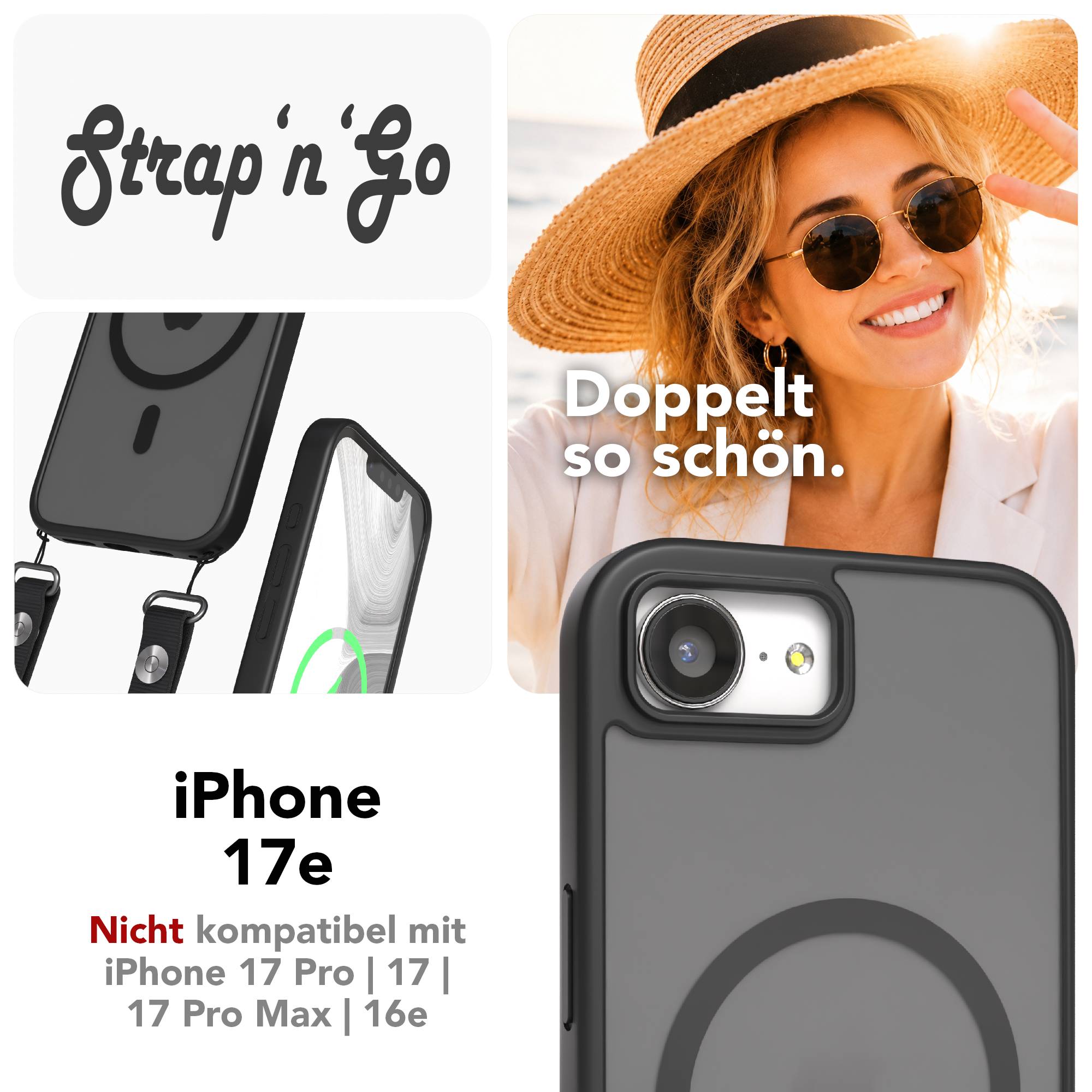 iPhone 17e Outdoor Hülle mit MagSafe + magnetisches Band