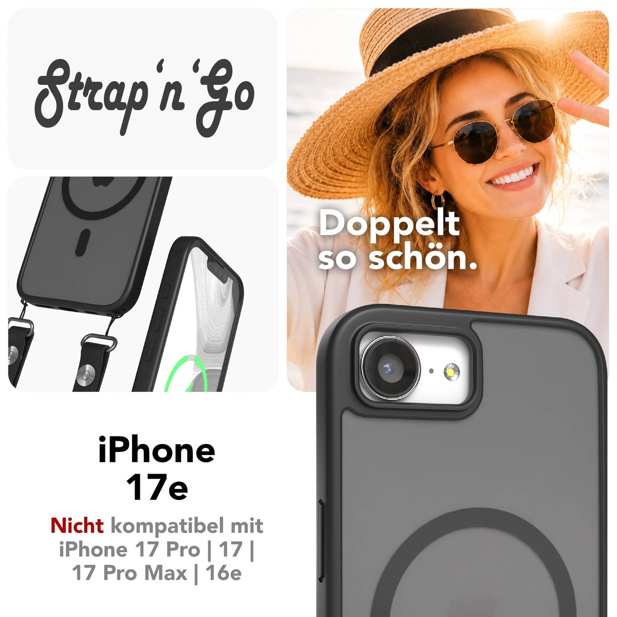 iPhone 17e Outdoor Hülle mit MagSafe + magnetisches Band