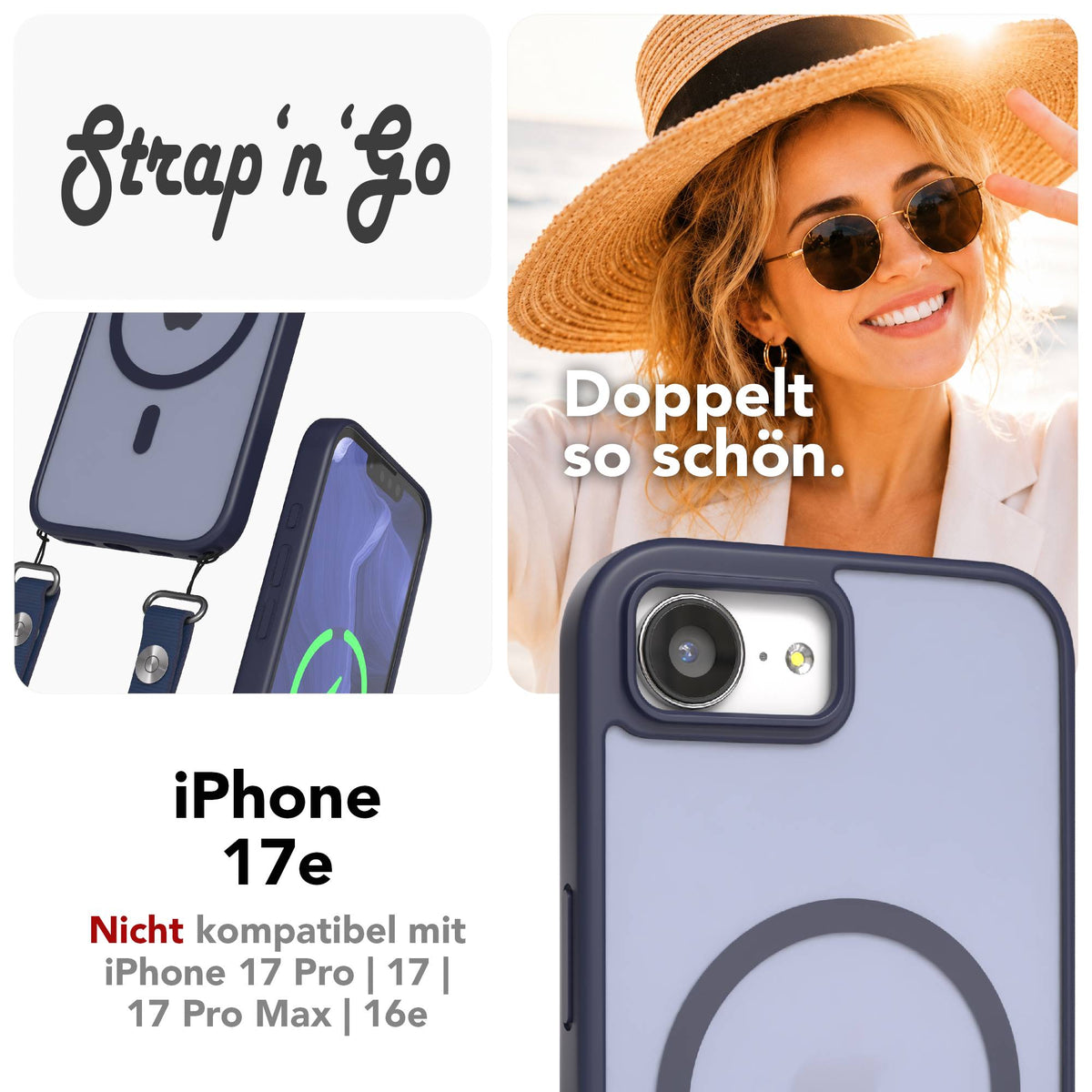 iPhone 17e Outdoor Hülle mit MagSafe + magnetisches Band
