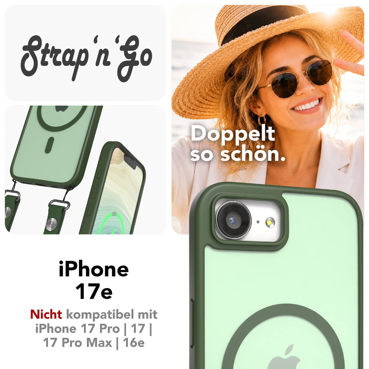 iPhone 17e Outdoor Hülle mit MagSafe + magnetisches Band