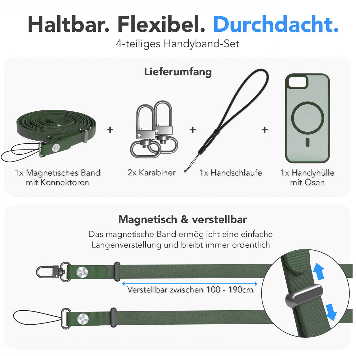 iPhone 17e Outdoor Hülle mit MagSafe + magnetisches Band