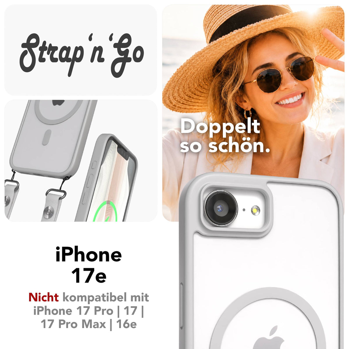 iPhone 17e Outdoor Hülle mit MagSafe + magnetisches Band