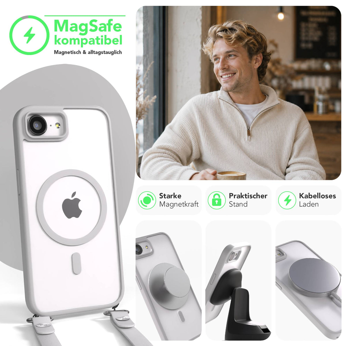iPhone 17e Outdoor Hülle mit MagSafe + magnetisches Band