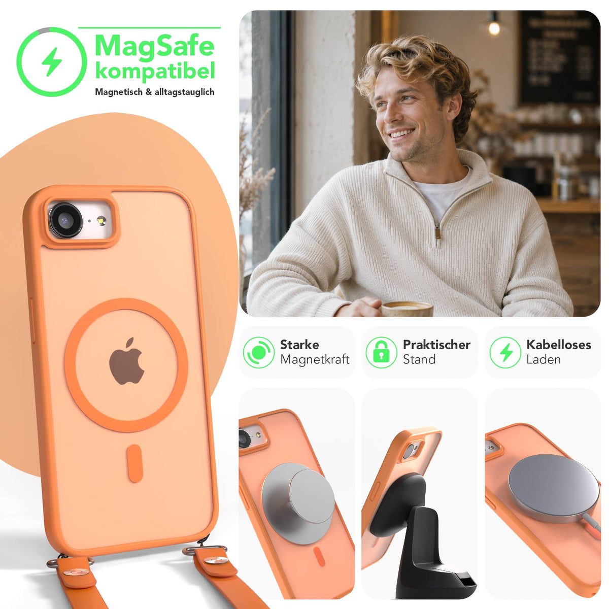 iPhone 17e Outdoor Hülle mit MagSafe + magnetisches Band