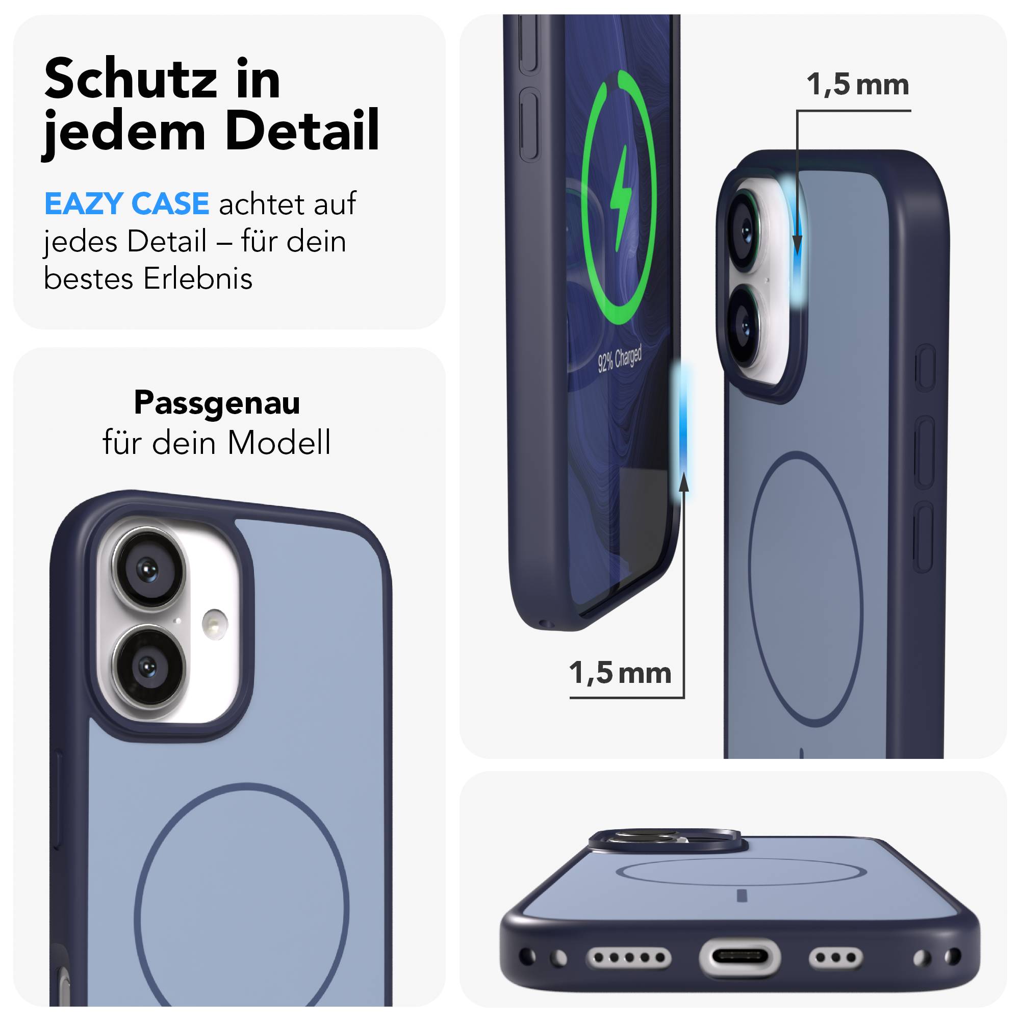 iPhone 16 Outdoor Hülle mit thin MagSafe + magnetisches Band