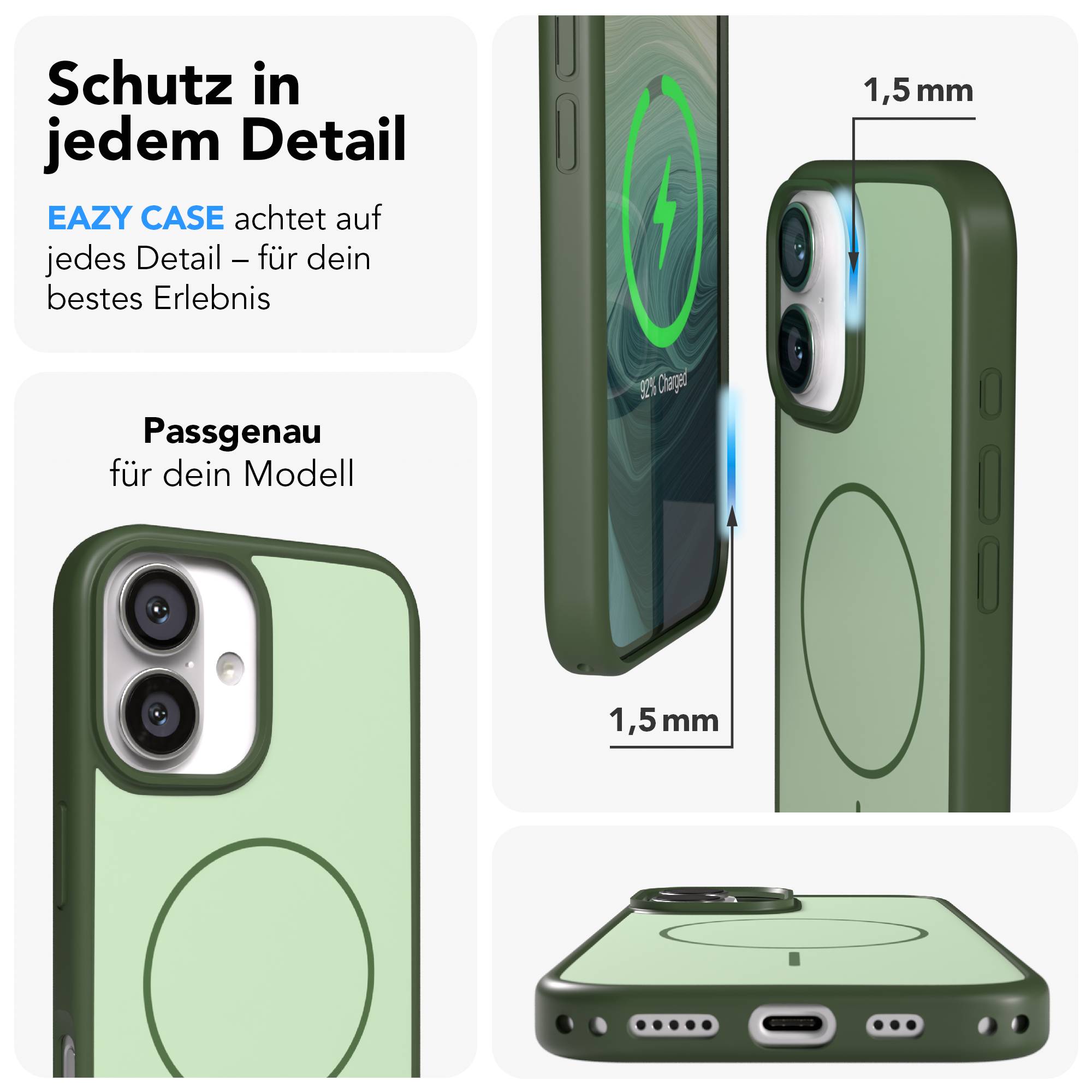 iPhone 16 Outdoor Hülle mit thin MagSafe + magnetisches Band