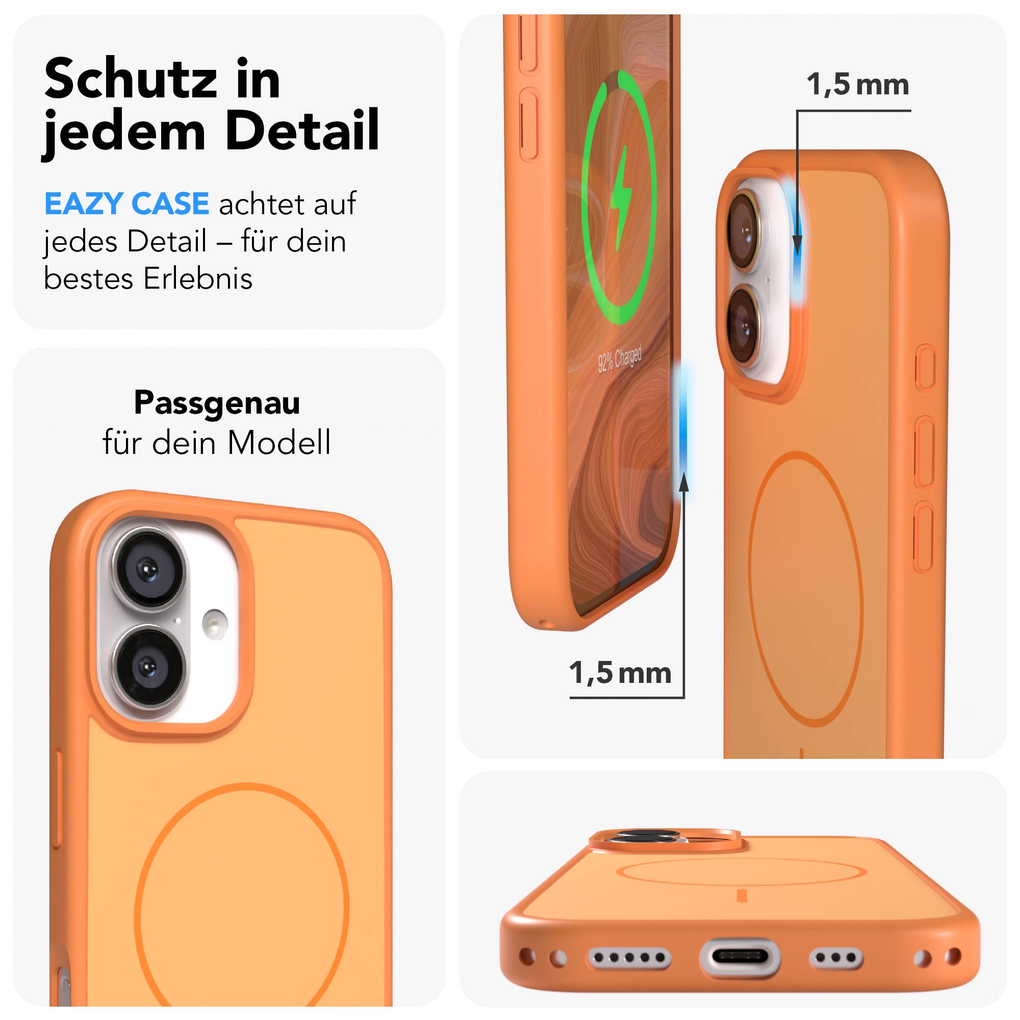 iPhone 16 Outdoor Hülle mit thin MagSafe + magnetisches Band