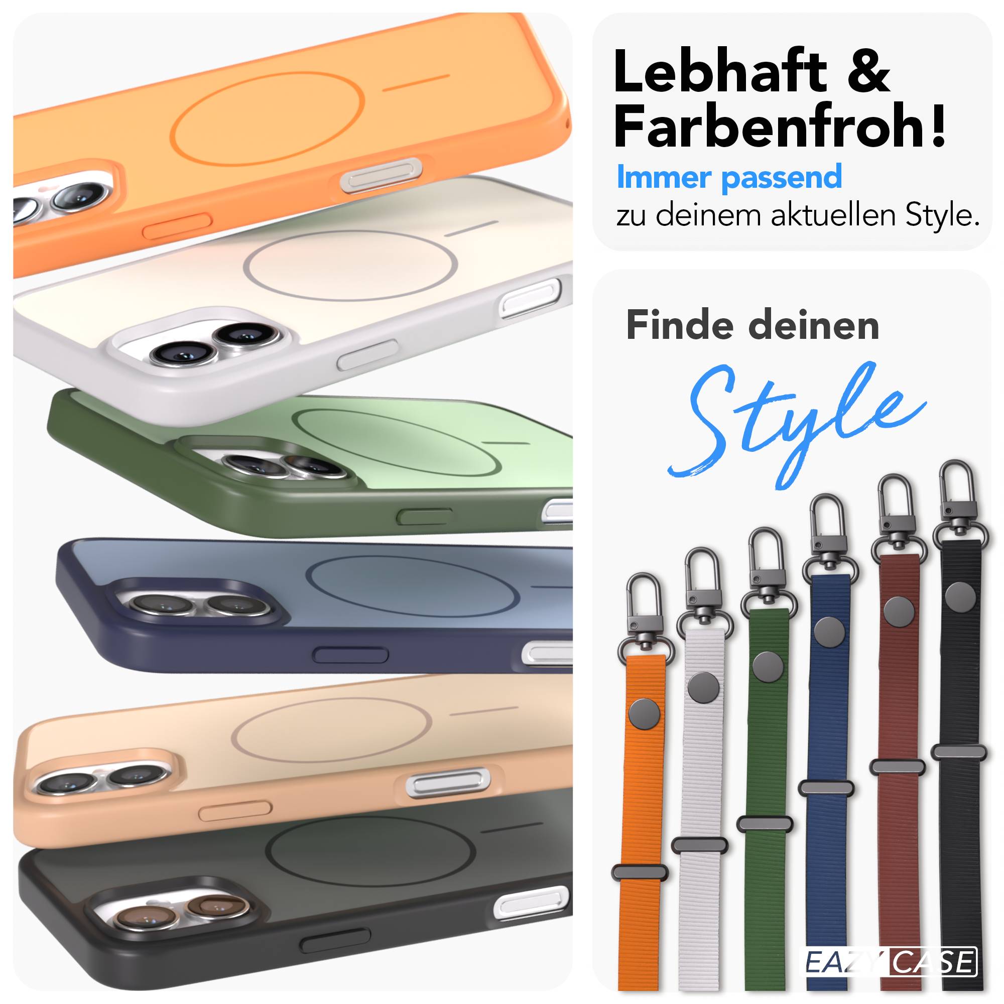 iPhone 16 Plus Outdoor Hülle mit thin MagSafe + magnetisches Band